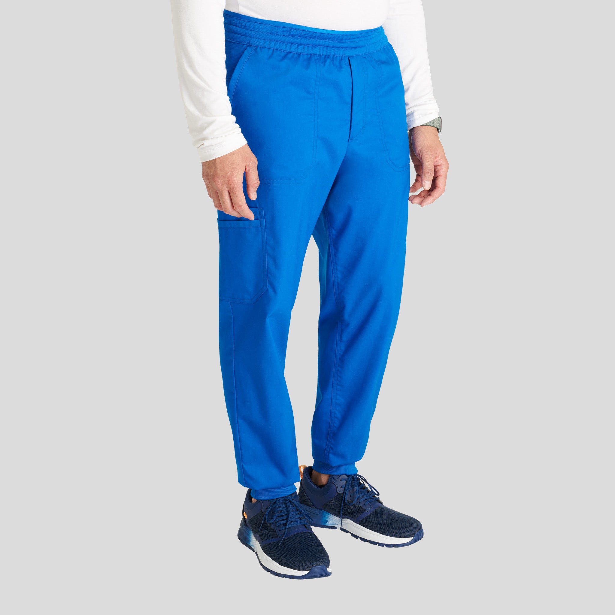 Men's Mesh Trim Jogger Scrub Pant | Royal