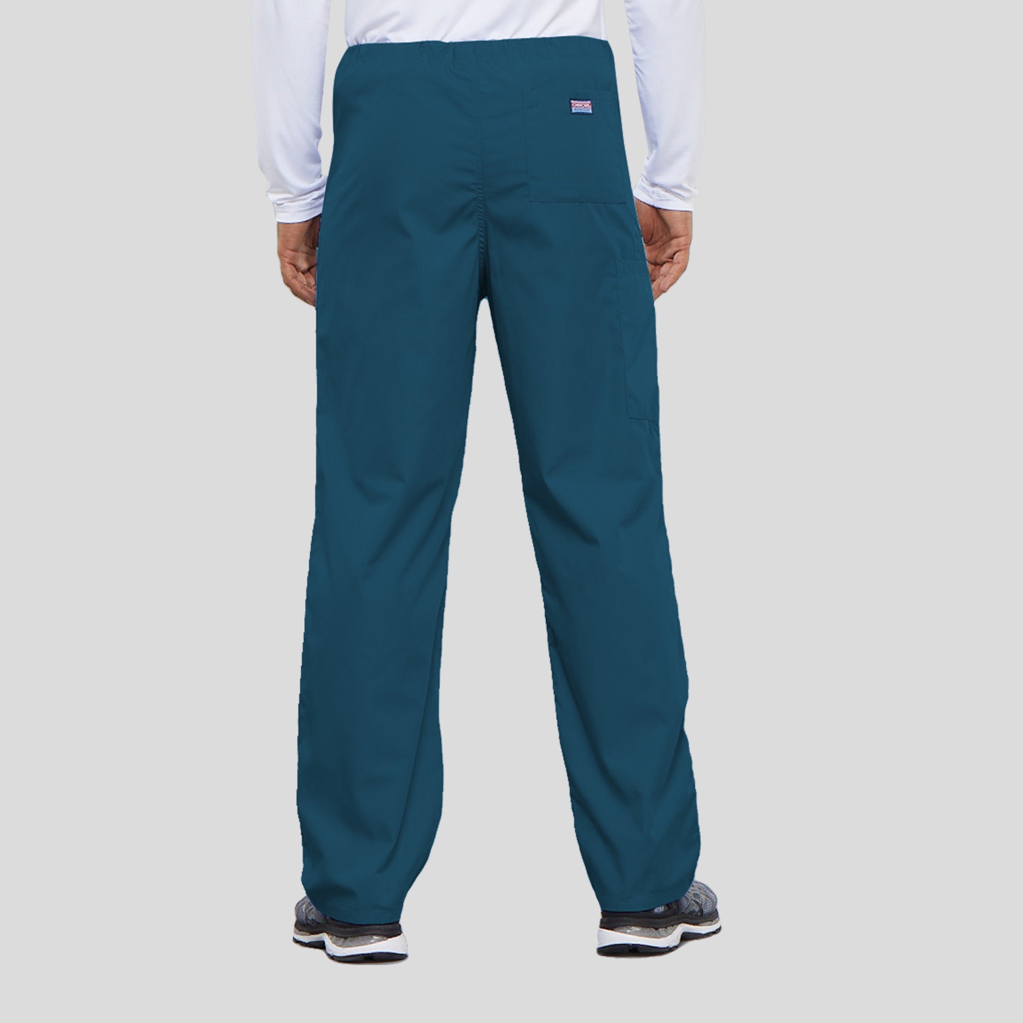 Unisex Drawstring Cargo Scrub Pant | Caribbean