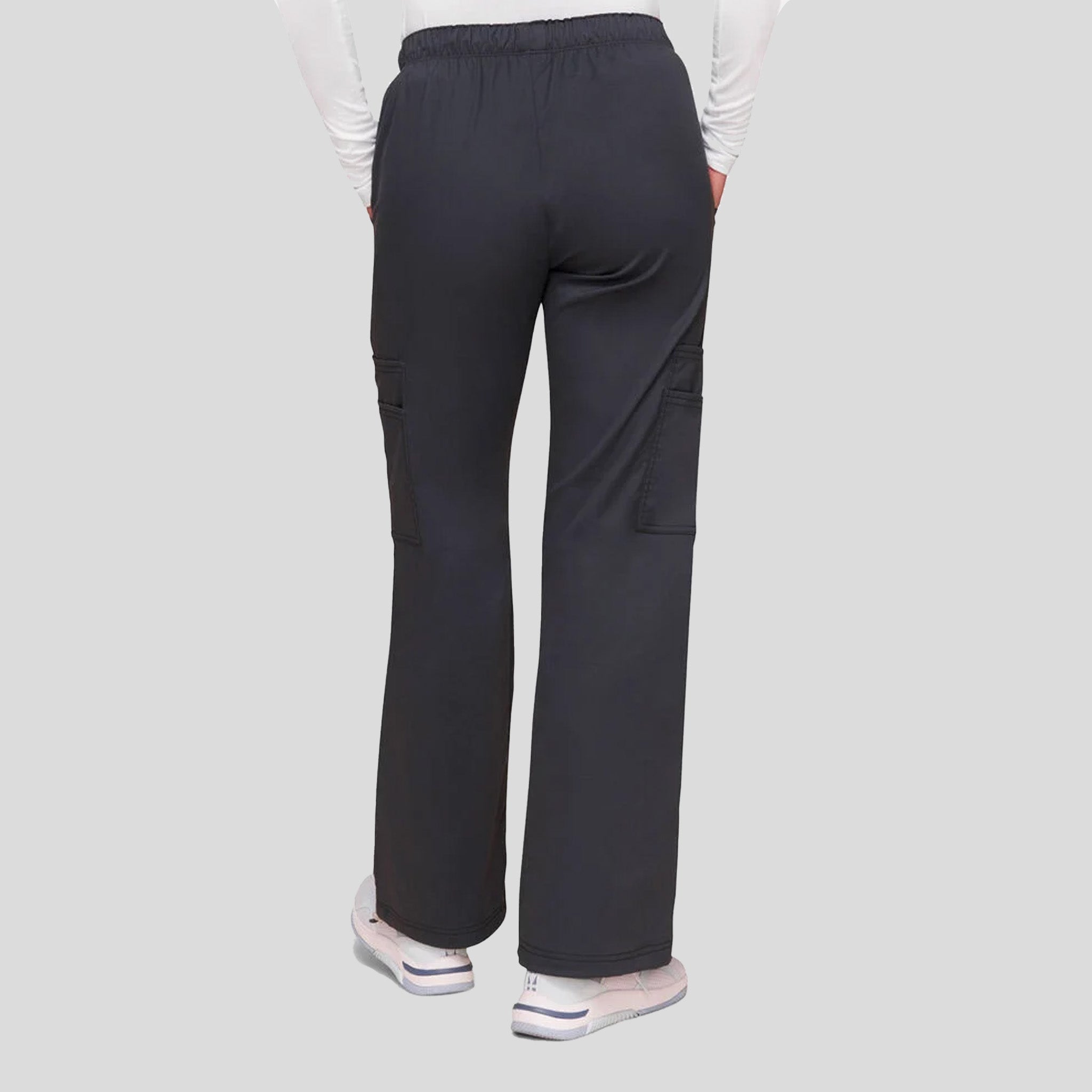 Elastic Waist Scrub Pant | Pewter