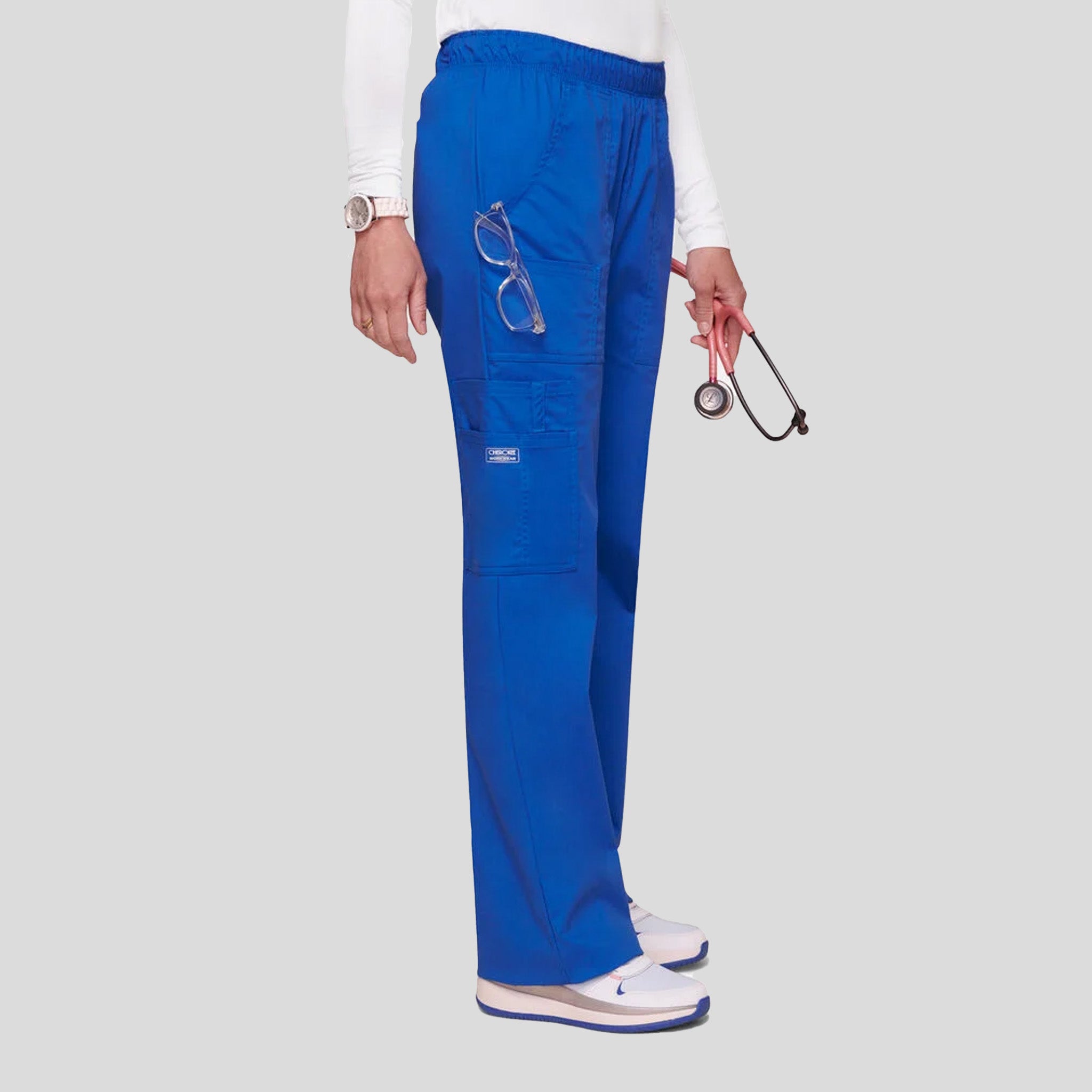 Elastic Waist Scrub Pant | Royal