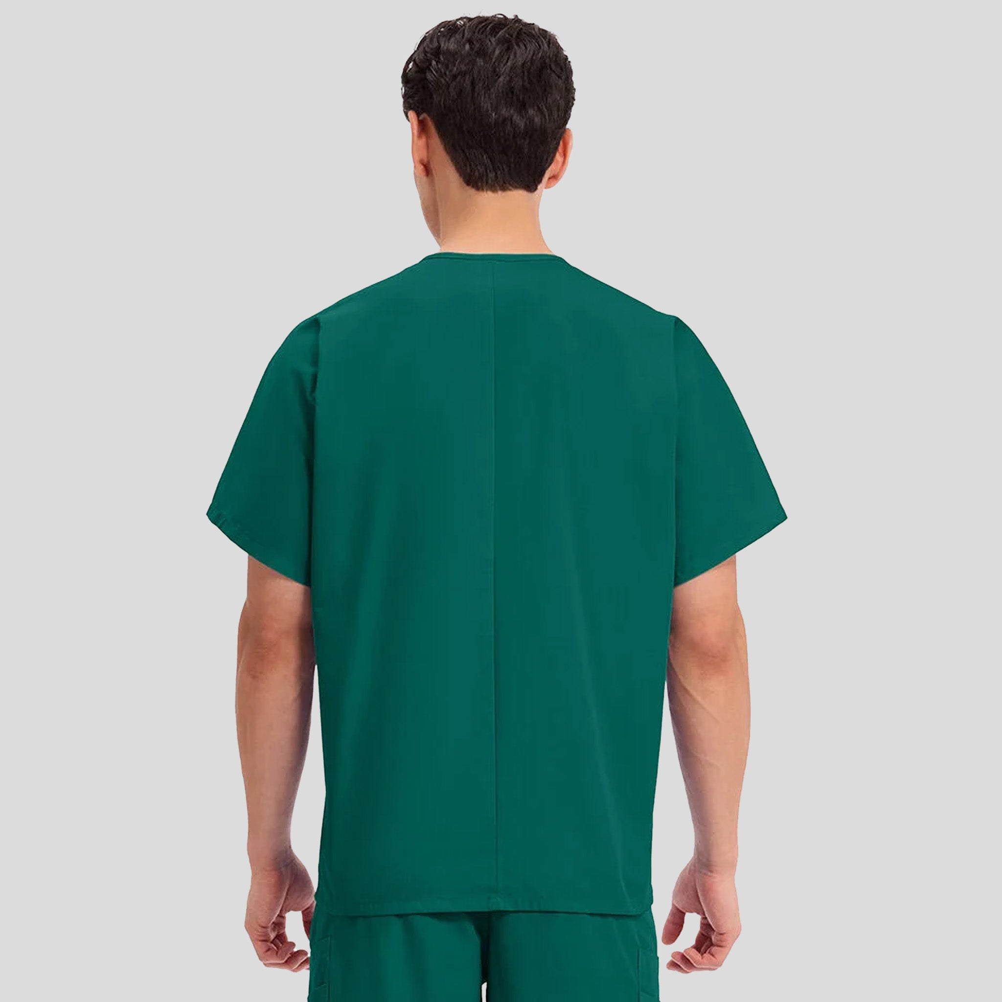 Unisex V-Neck 1 Pocket | Hunter