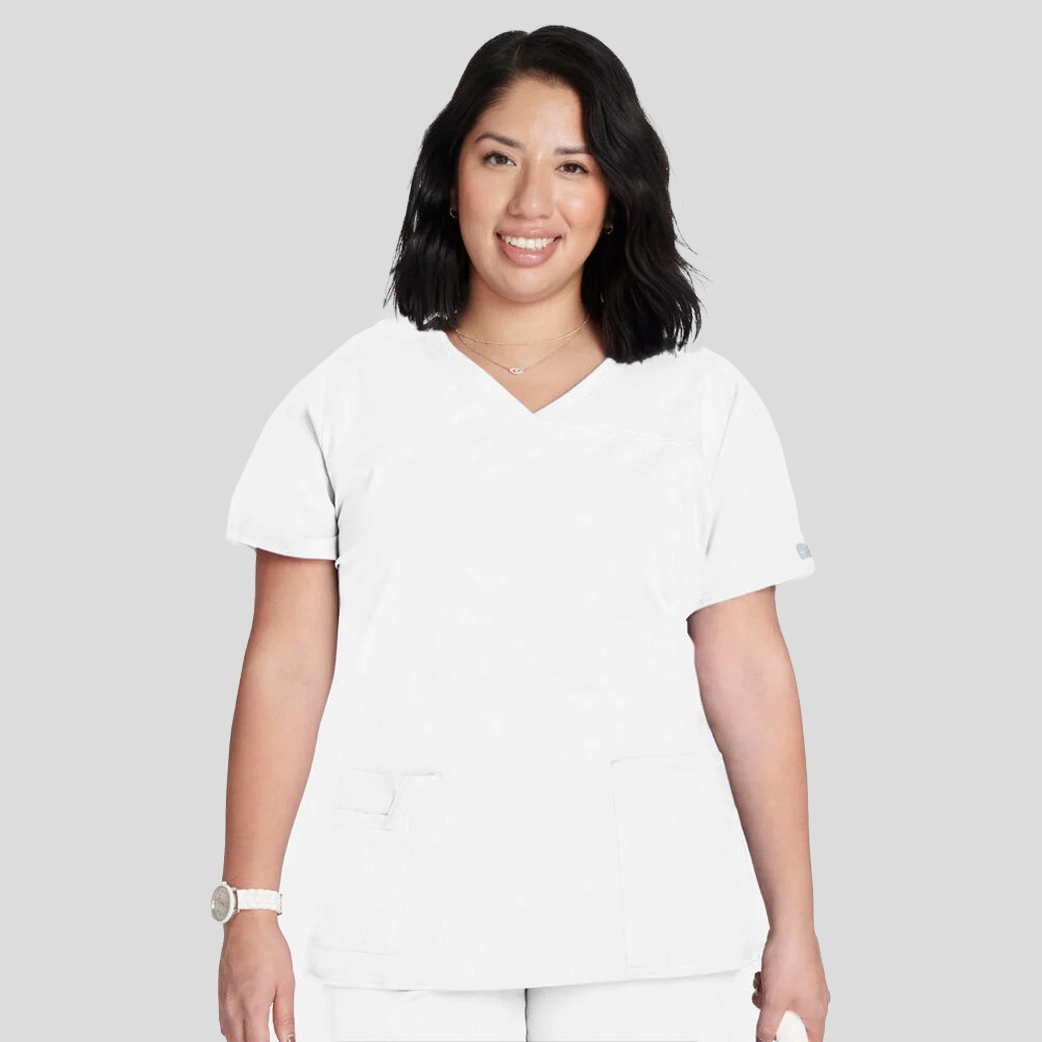 Women's V-Neck | White