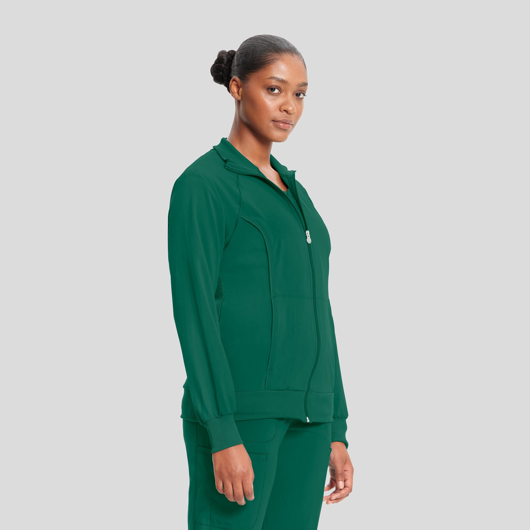 Women's Zip Front Warm-Up | Hunter