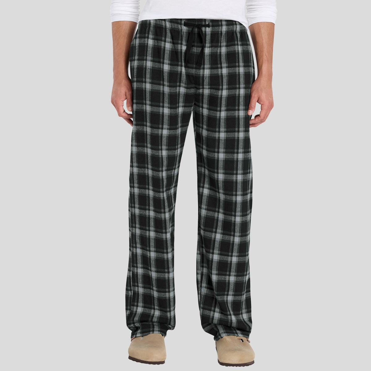 Flannel Pocket Pant | Black/Grey Dress Plaid