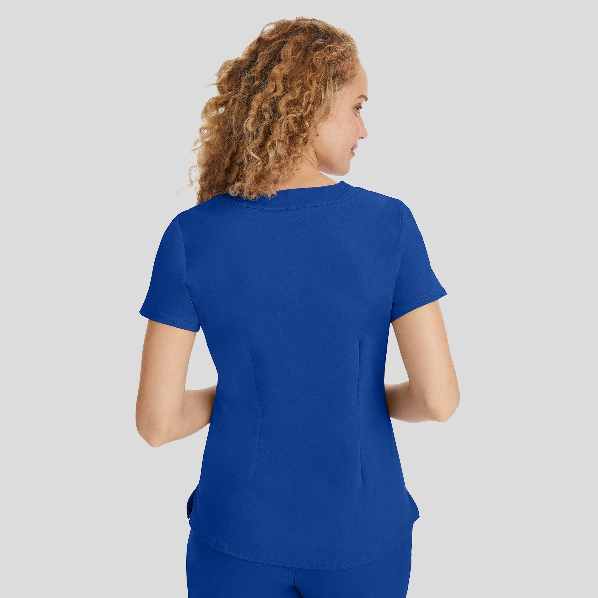 Jane Y-Neck Scrub Top | Galaxy