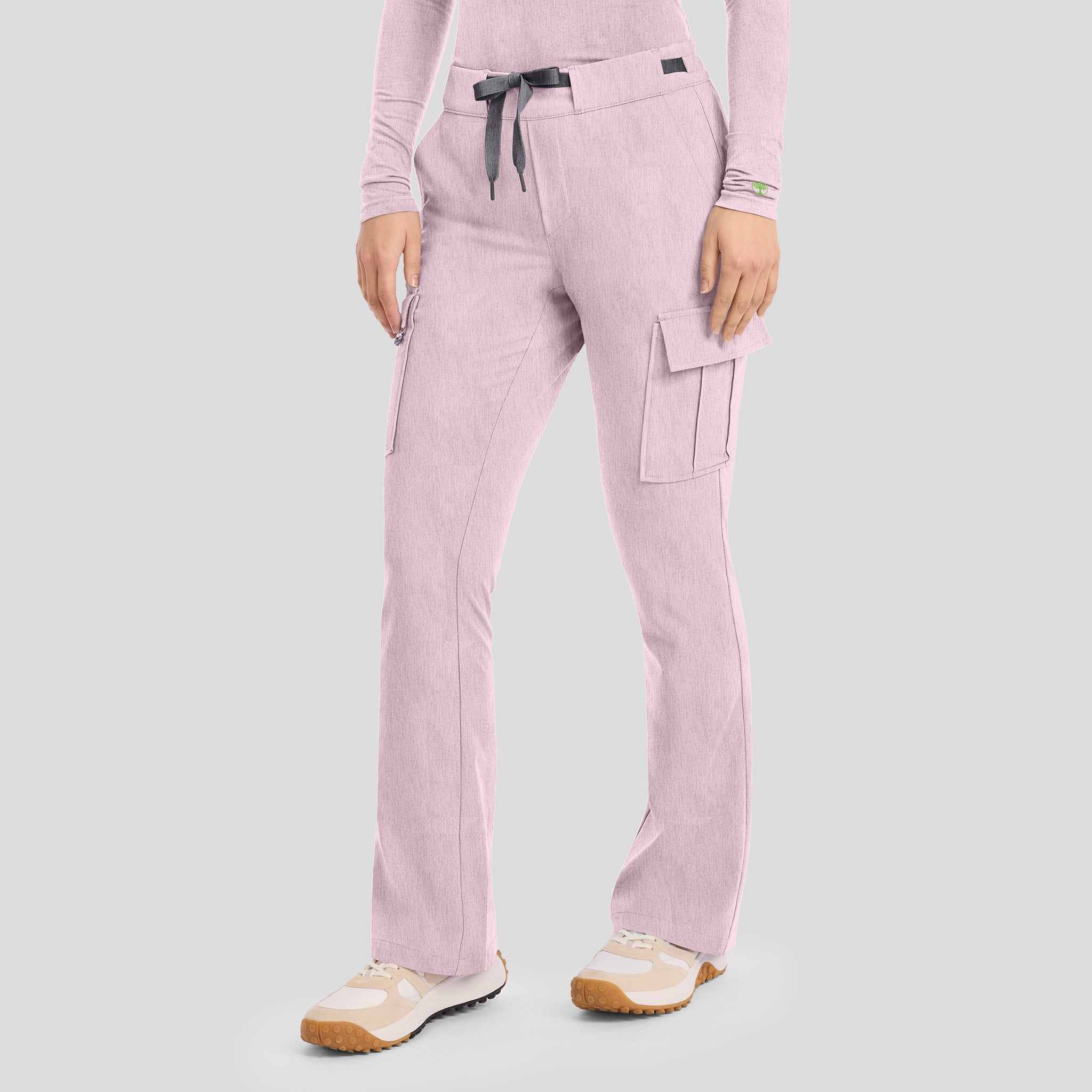 Women's Blair Flare Leg Scrub Pant | Pink Pearl
