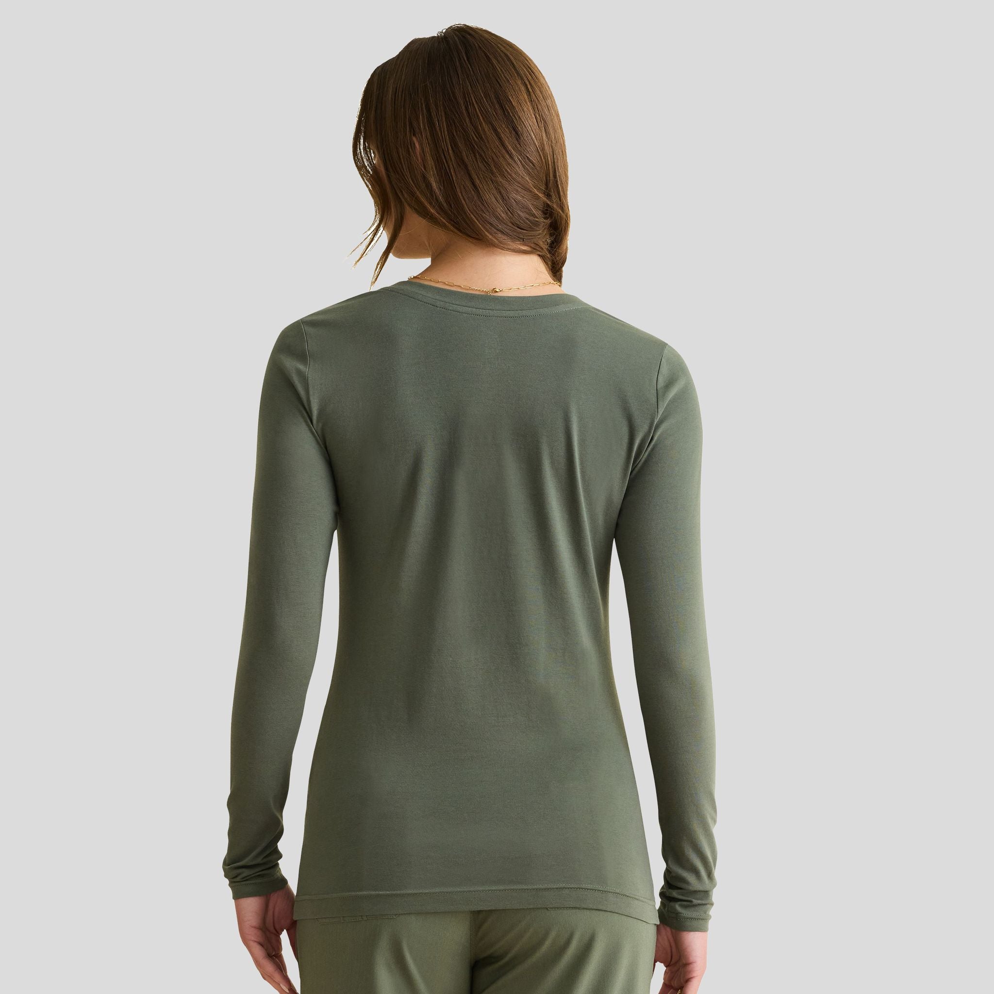 Women's Melissa Long Sleeve Stretch T-Shirt | Olive