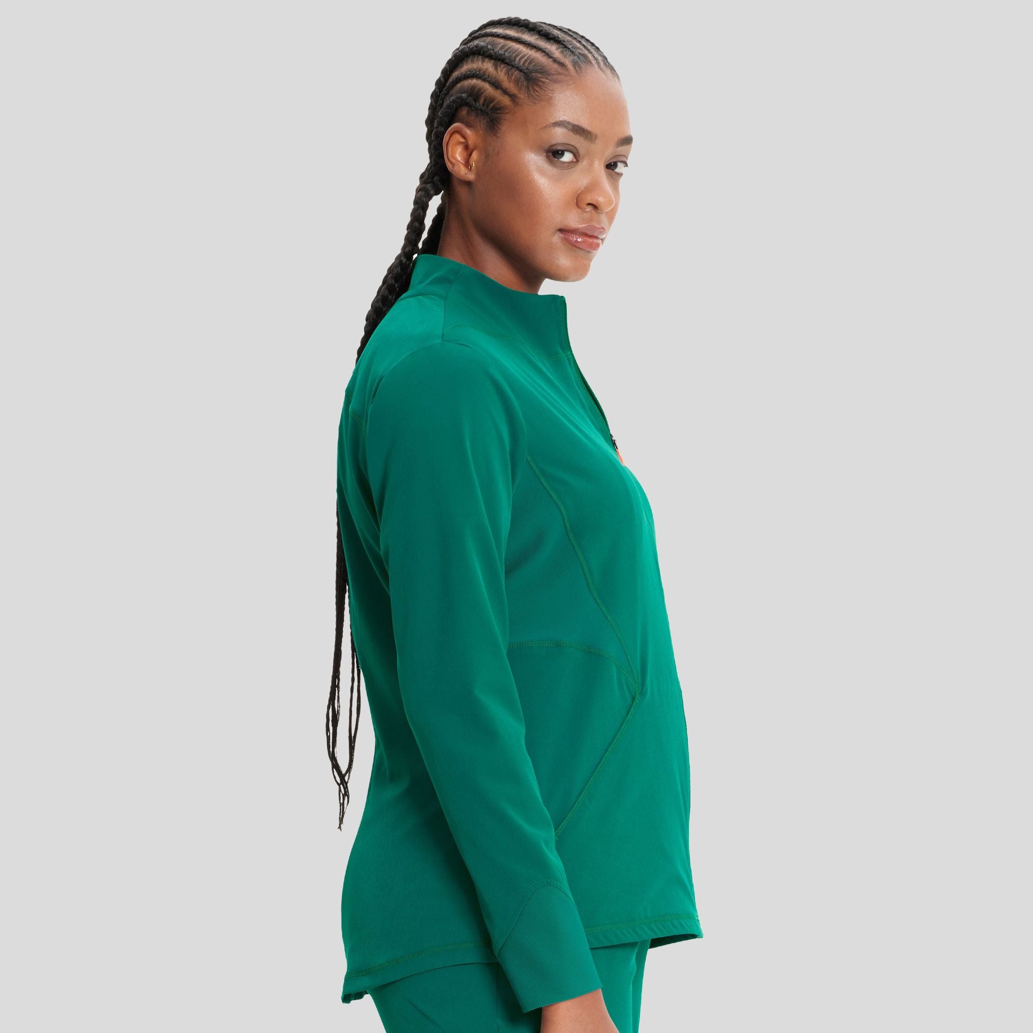 Zip Front Jacket | Hunter