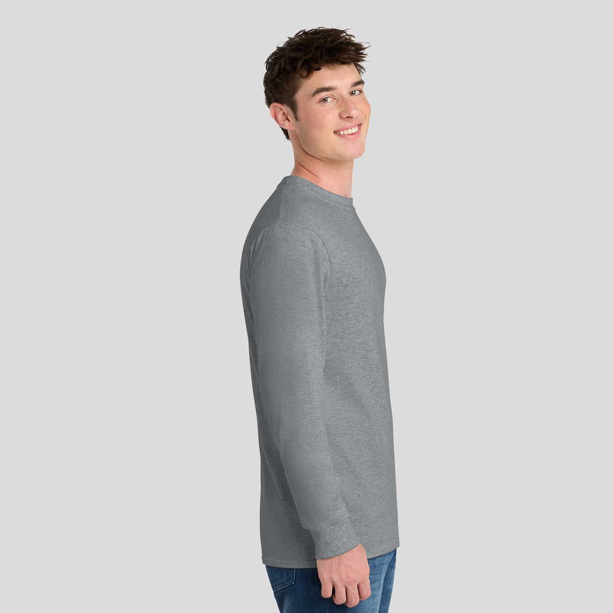 Long Sleeve Core Blend Tee | Athletic Heather