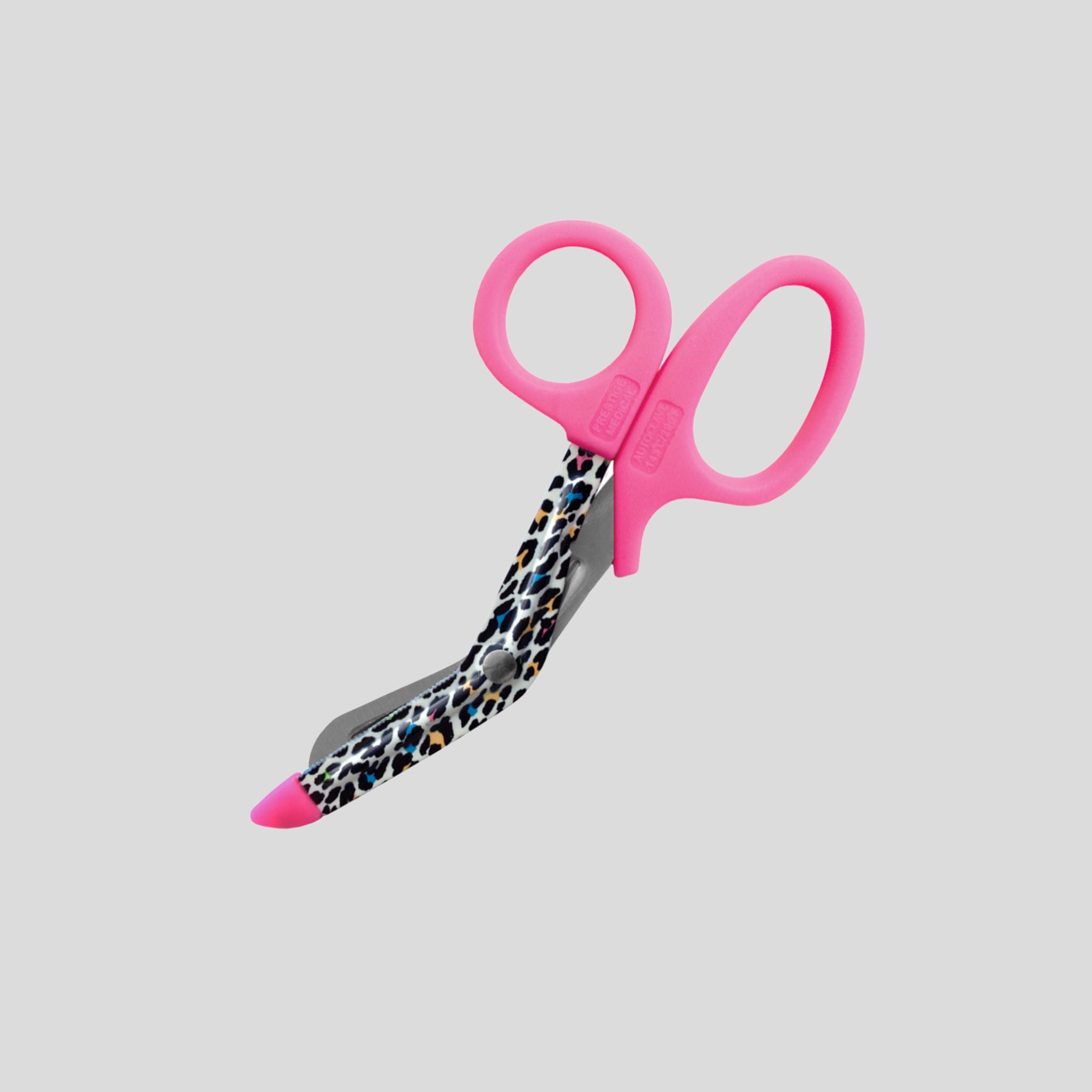 PRESTIGEMEDICAL_SCISSOR_UTILITY_871_LEOPARDPRINTCREAM