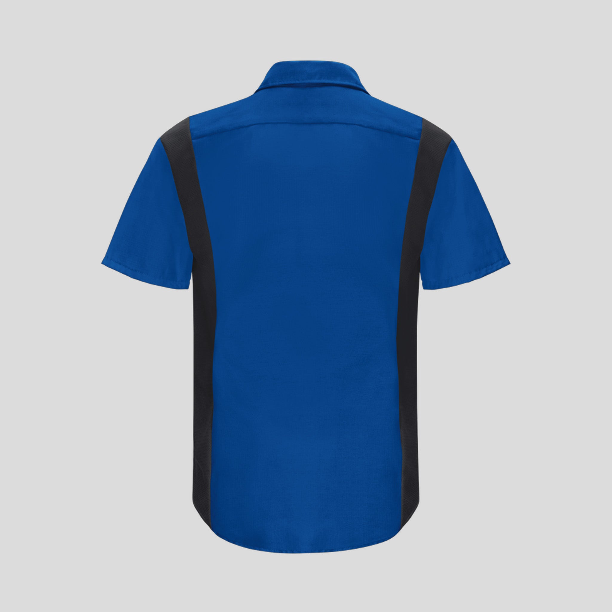 Short Sleeve Performance Plus Shop Shirt With Oilblok Technology | Royal Blue/Back Mesh