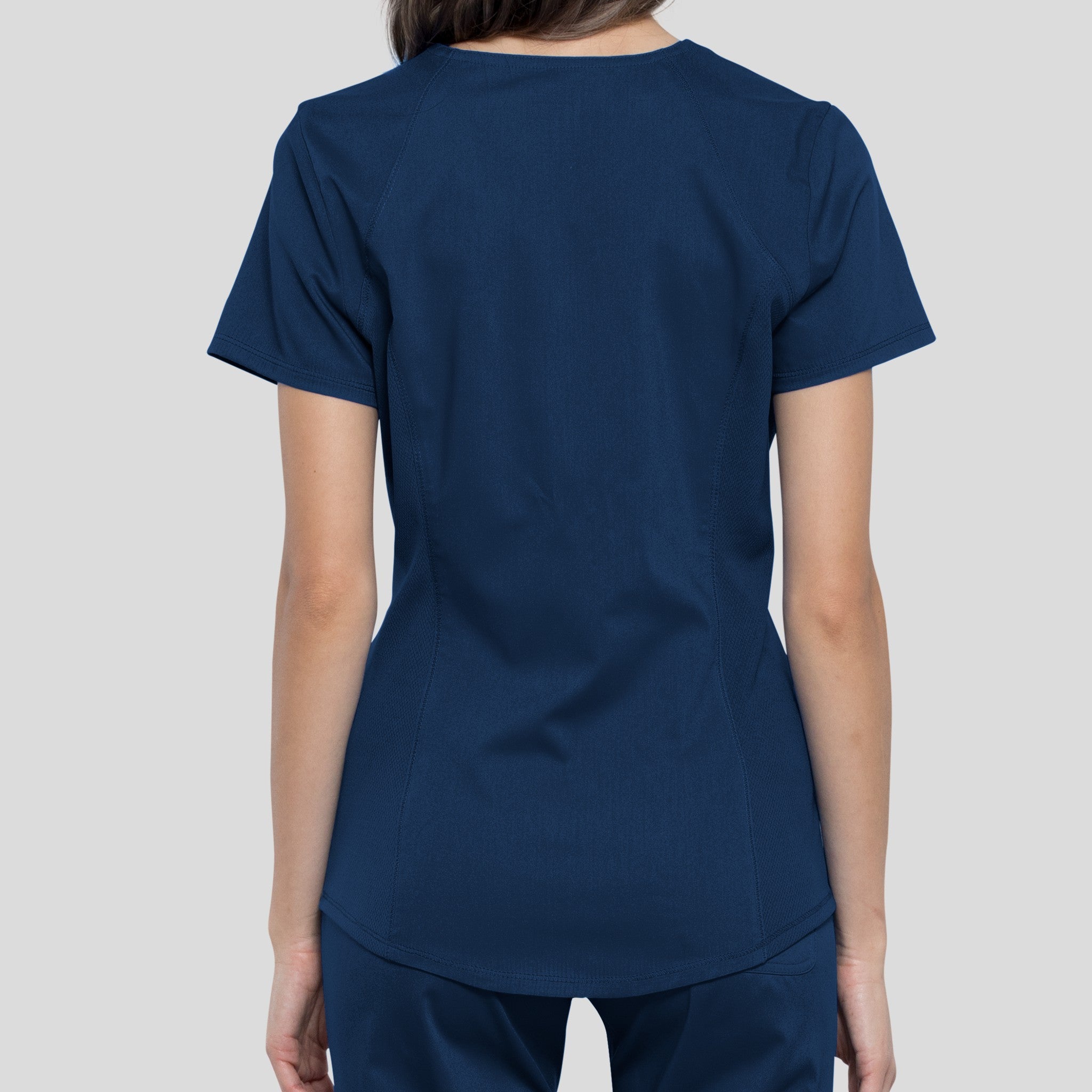 2-Pocket Sweetheart V-Neck | Navy