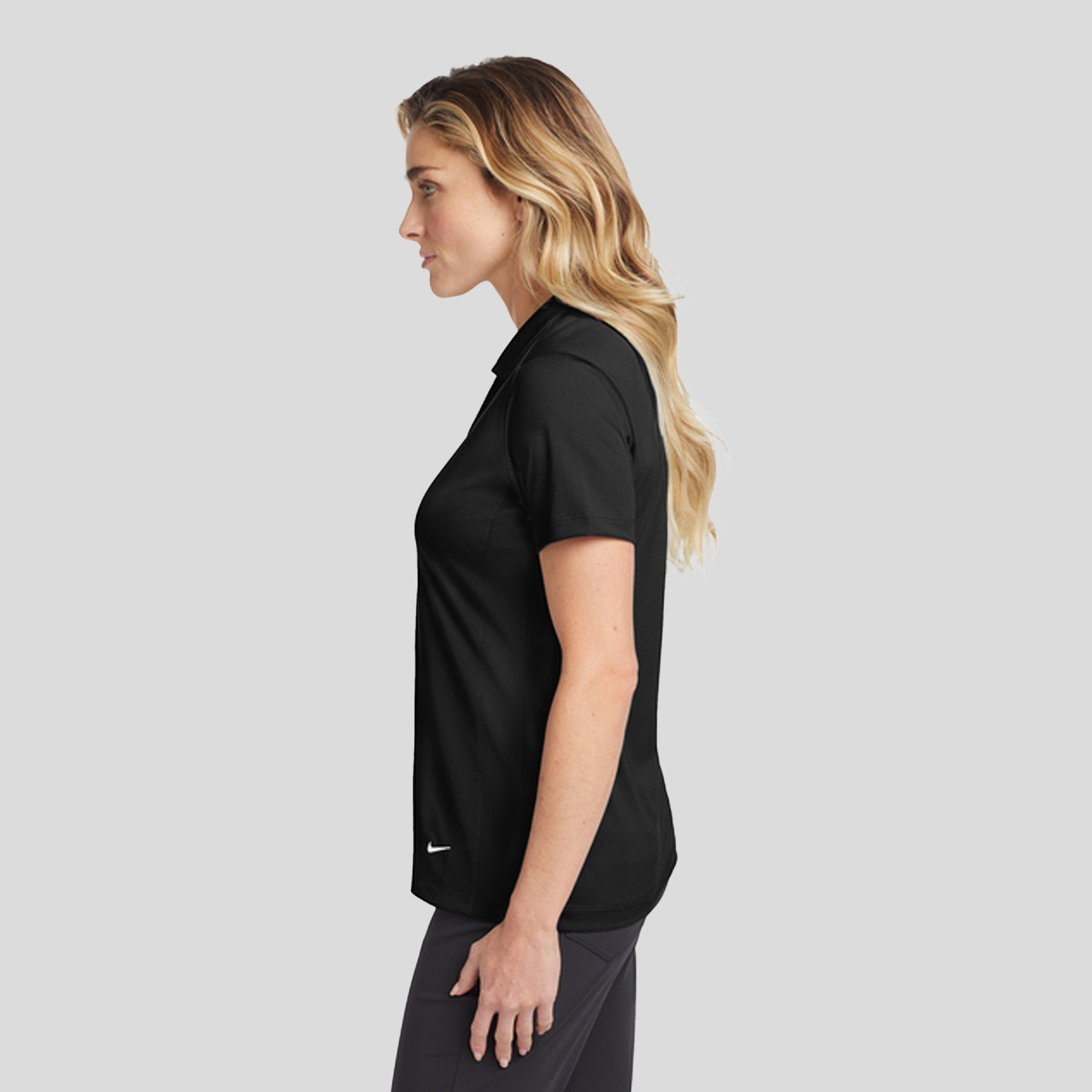 Women's Dri-FIT Vertical Mesh Polo | Black