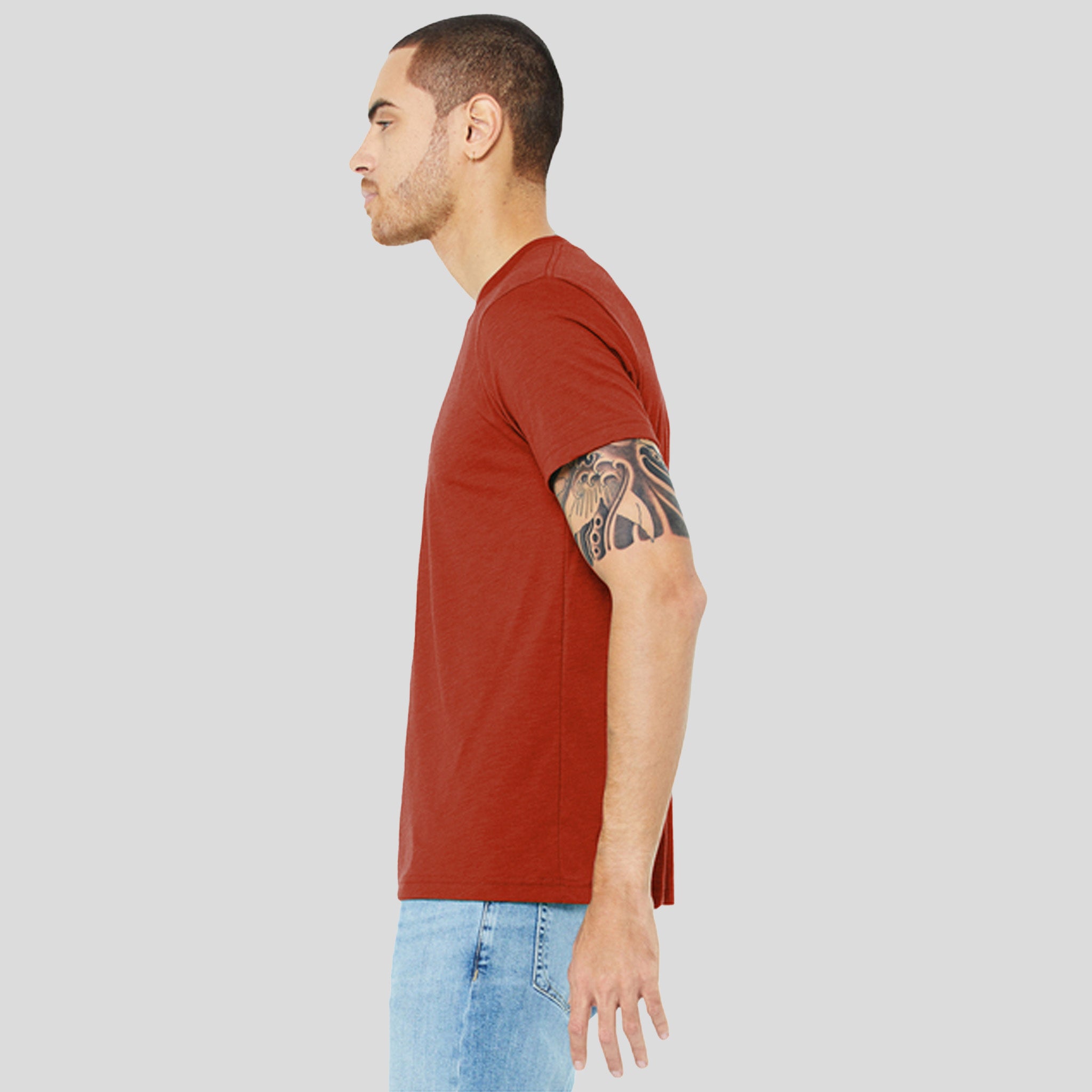 Unisex Triblend Short Sleeve Tee | Brick Triblend