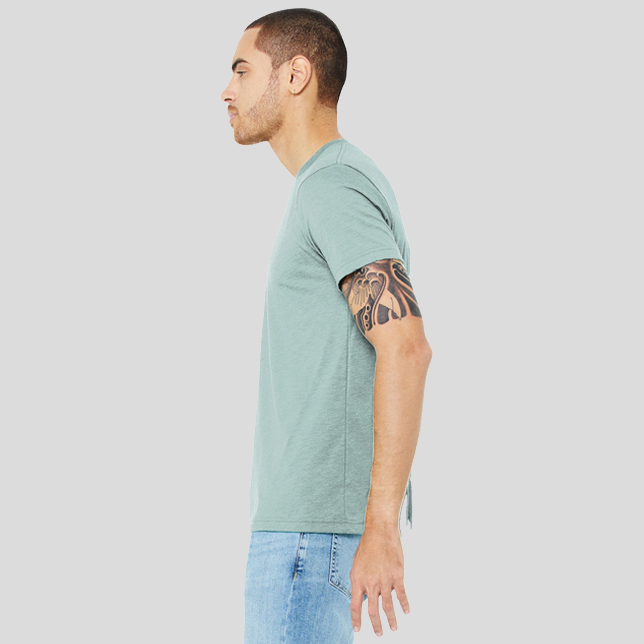 Unisex Triblend Short Sleeve Tee | Dusty Blue Triblend