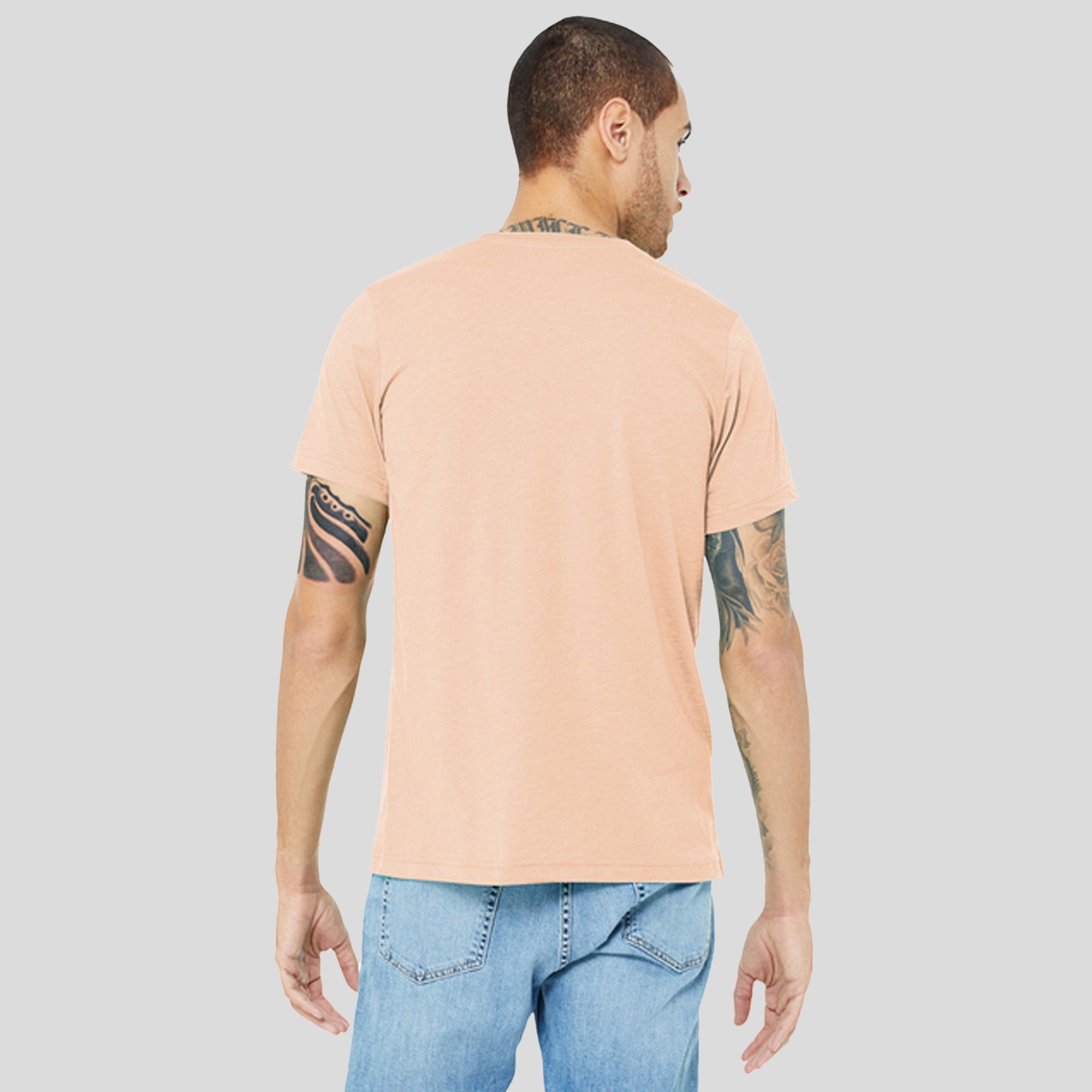 Unisex Triblend Short Sleeve Tee | Peach Triblend