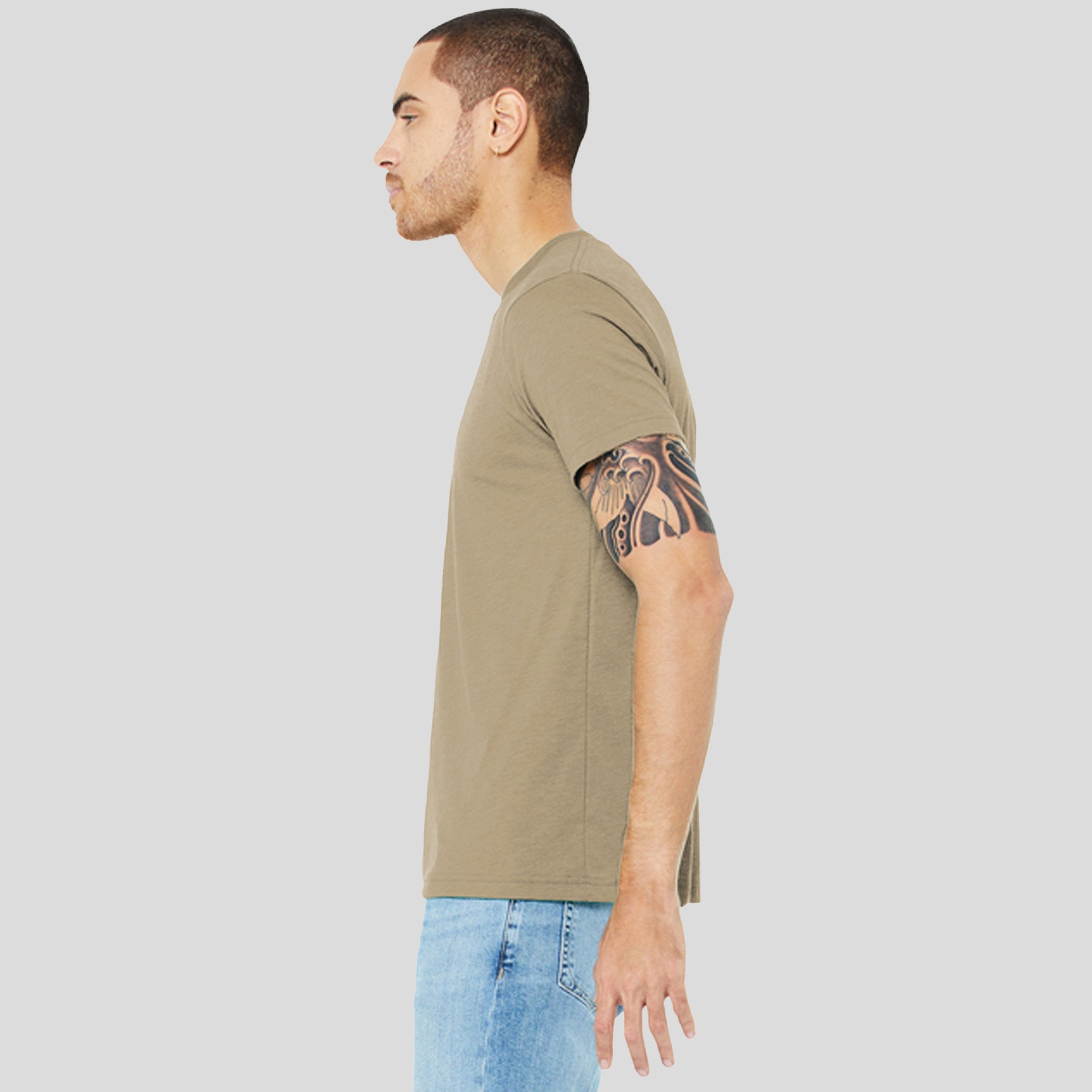 Unisex Triblend Short Sleeve Tee | Tan Triblend