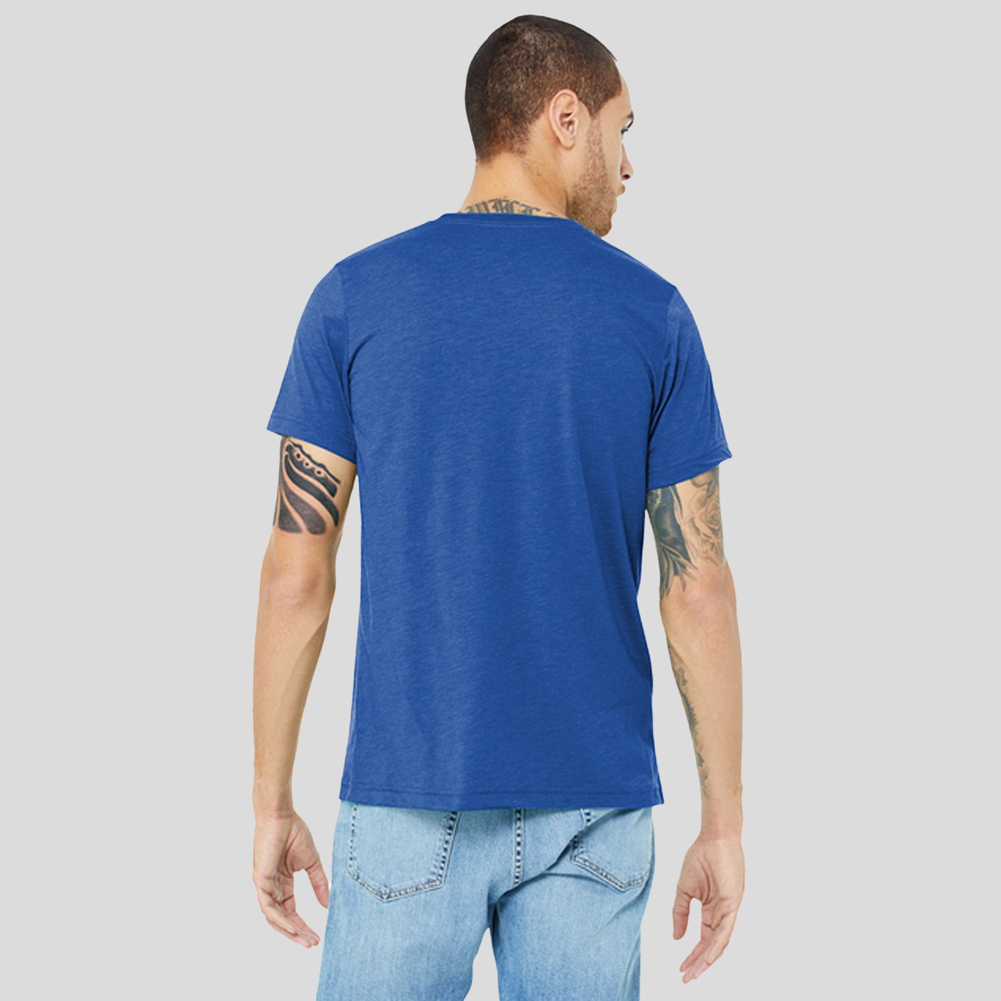 Unisex Triblend Short Sleeve Tee | True Royal Triblend