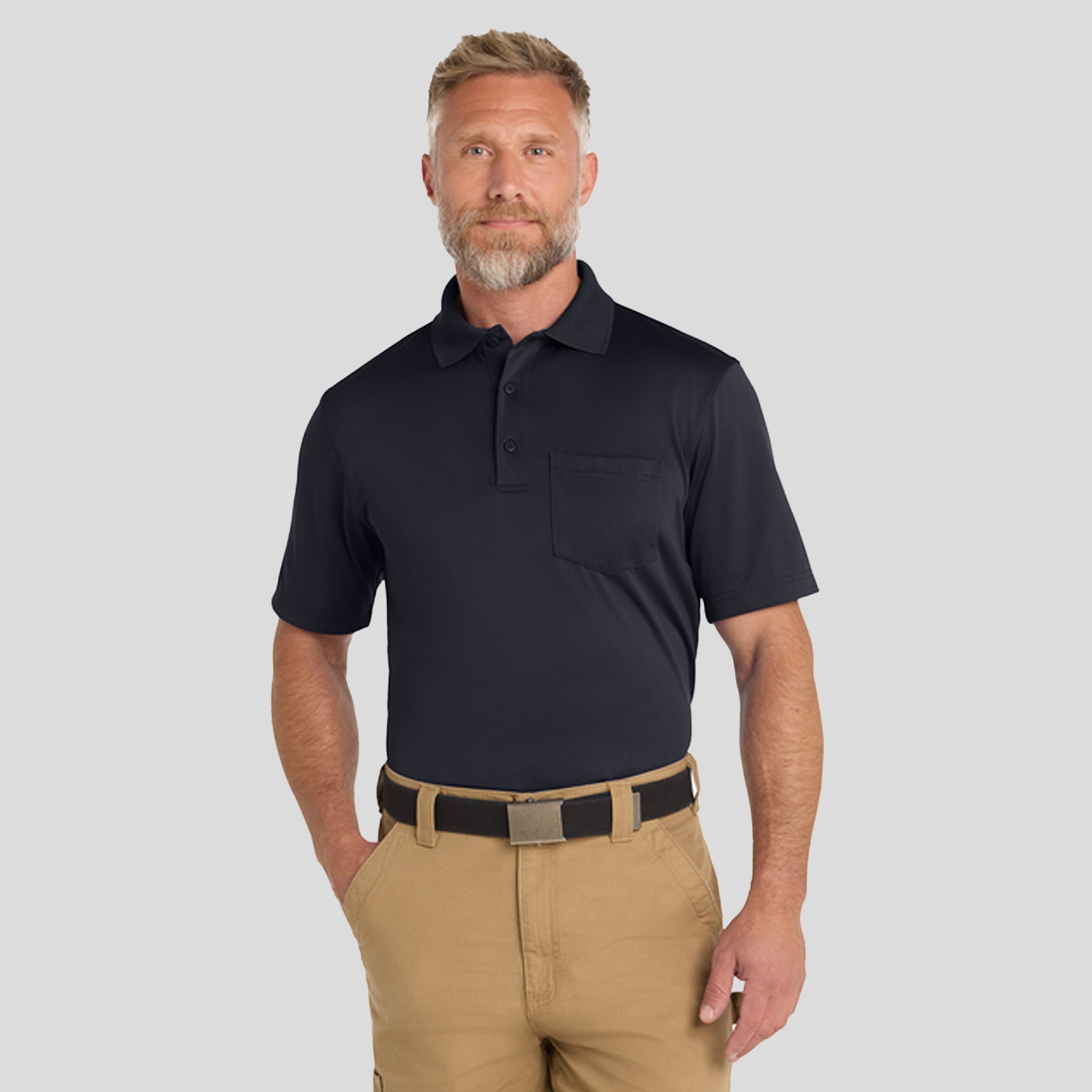 Select Snag-Proof Pocket Polo | Dark Navy