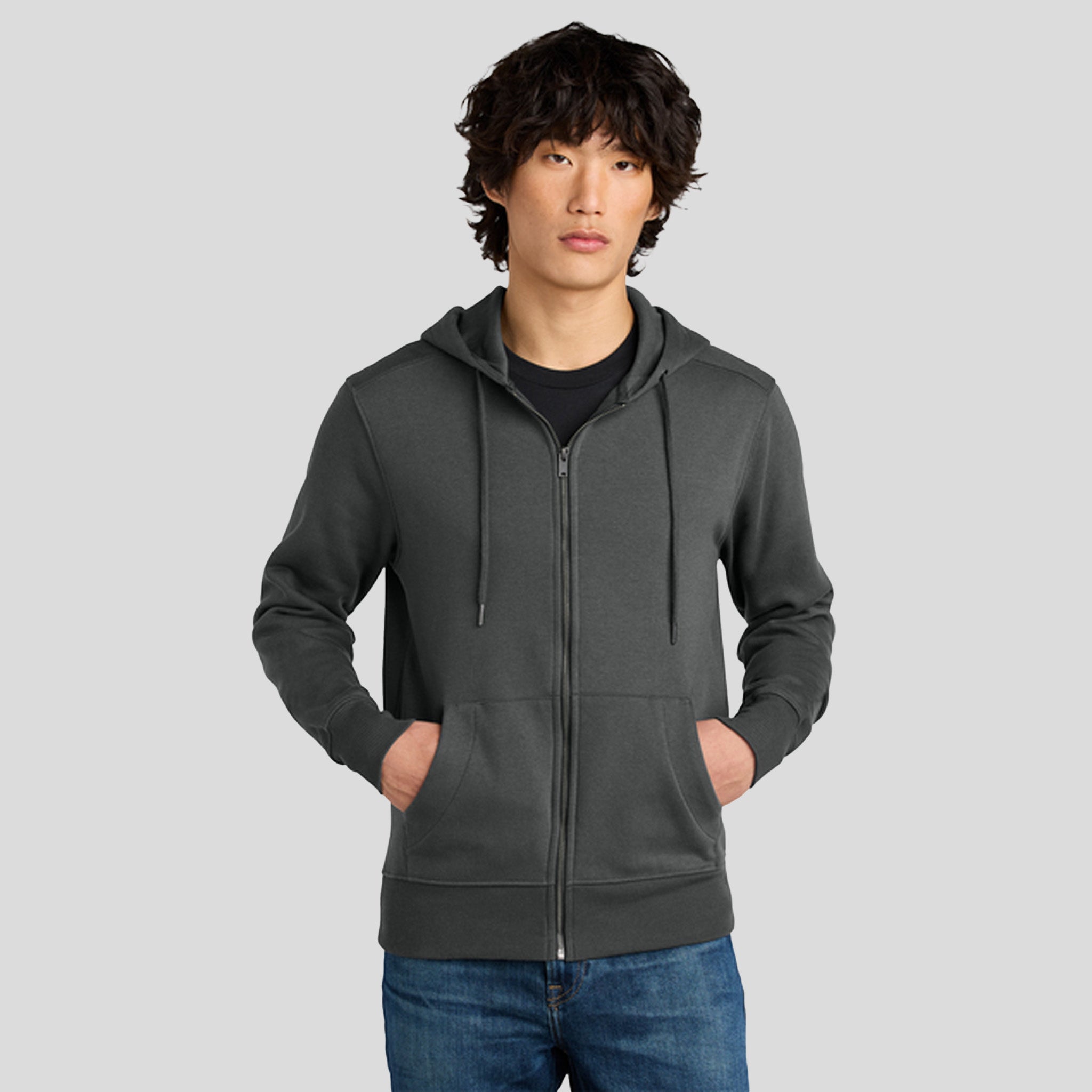 Perfect Weight® Fleece Full-Zip Hoodie | Charcoal