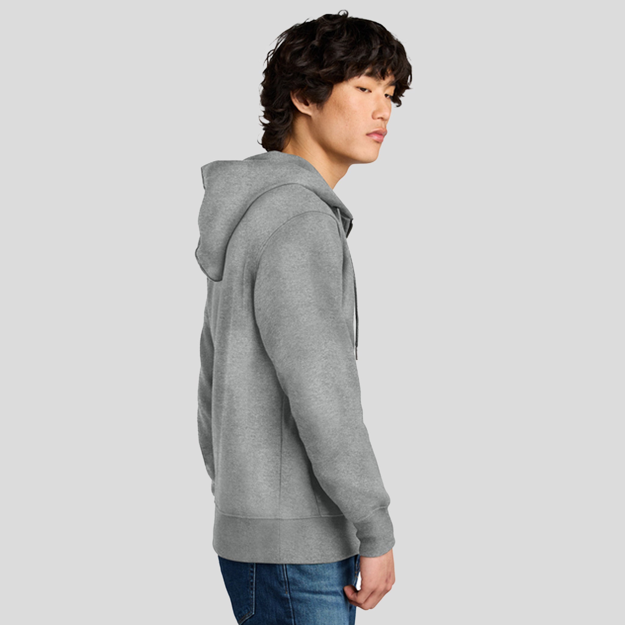 Perfect Weight® Fleece Full-Zip Hoodie | Heathered Steel