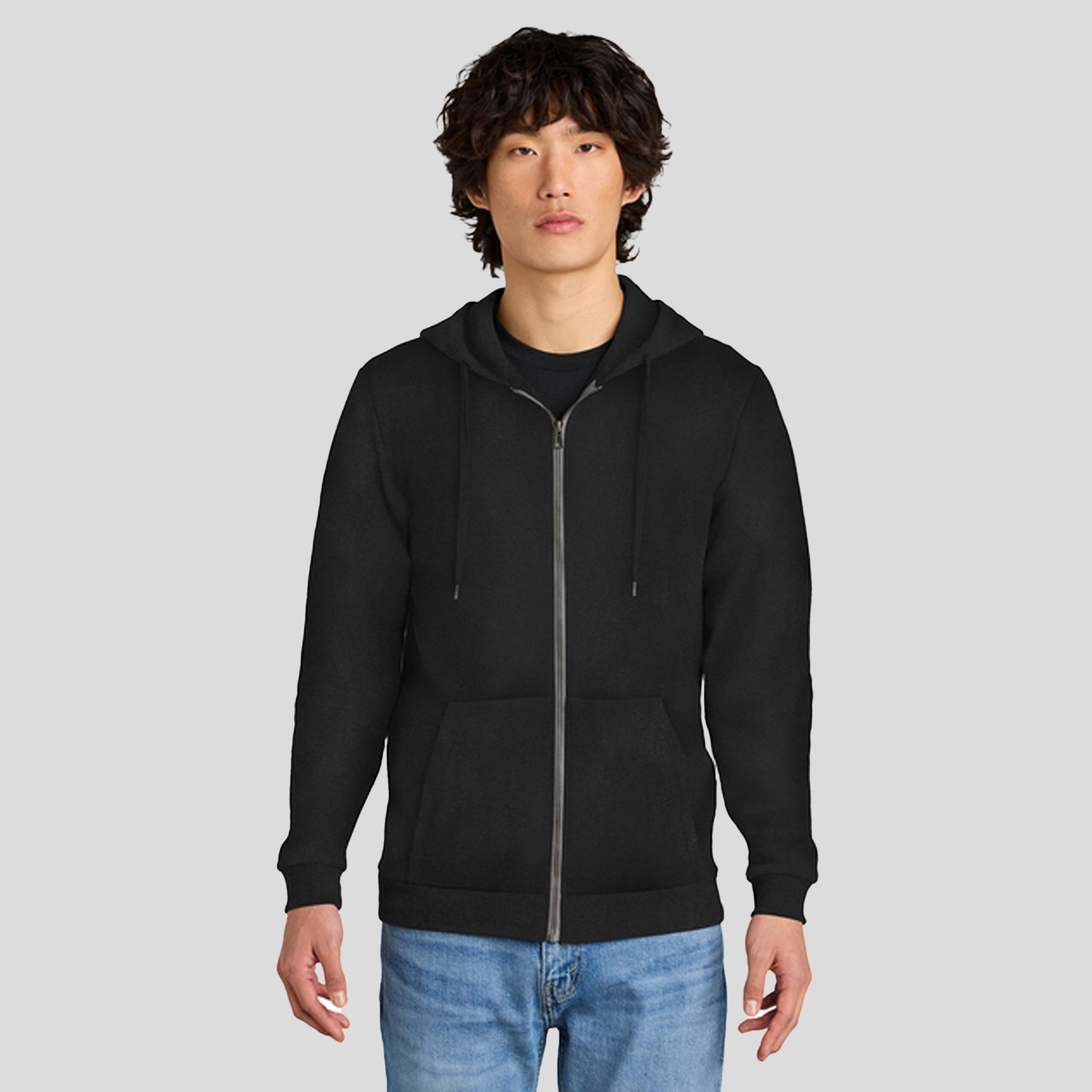 Perfect Tri® Fleece Full-Zip Hoodie | Black