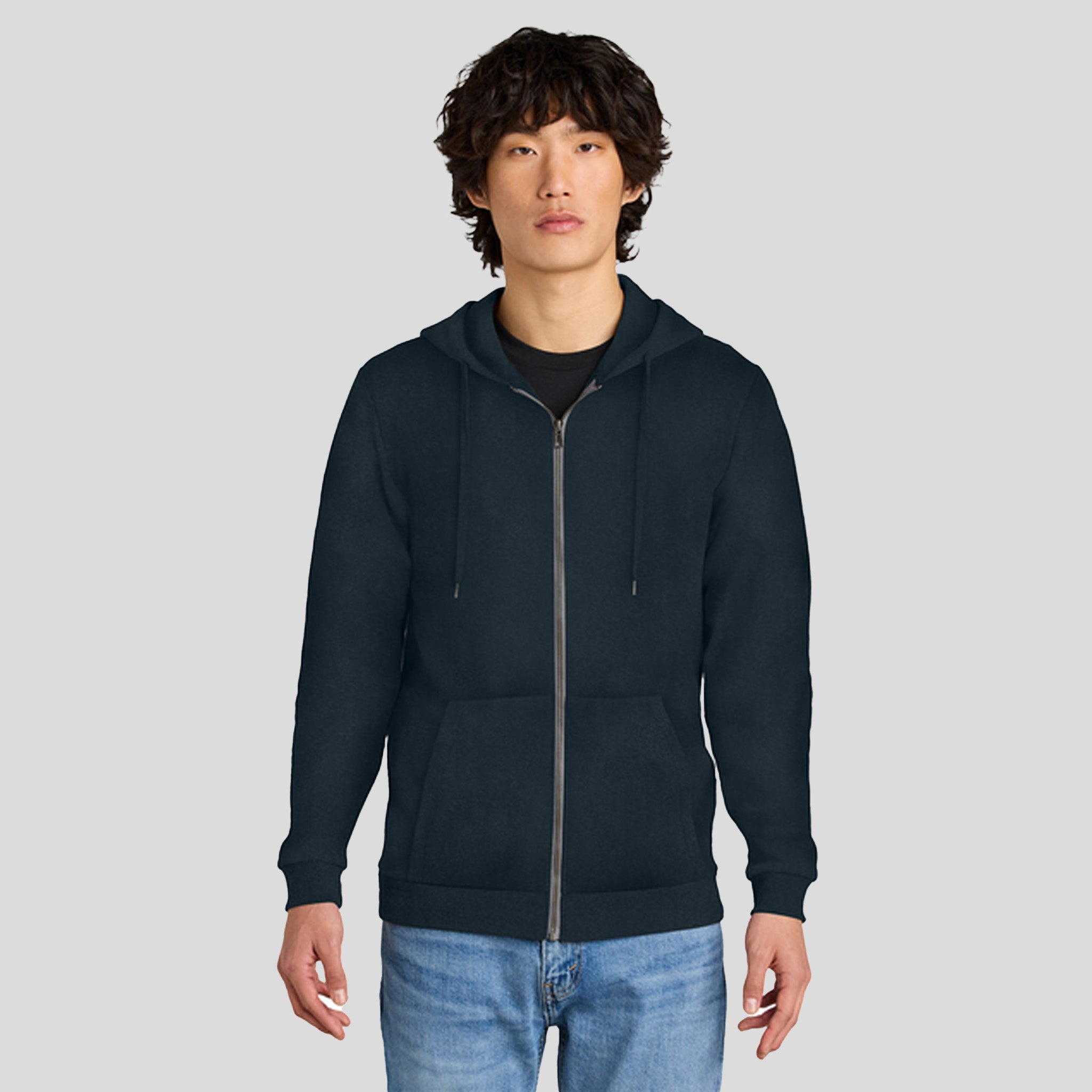 Perfect Tri® Fleece Full-Zip Hoodie | New Navy