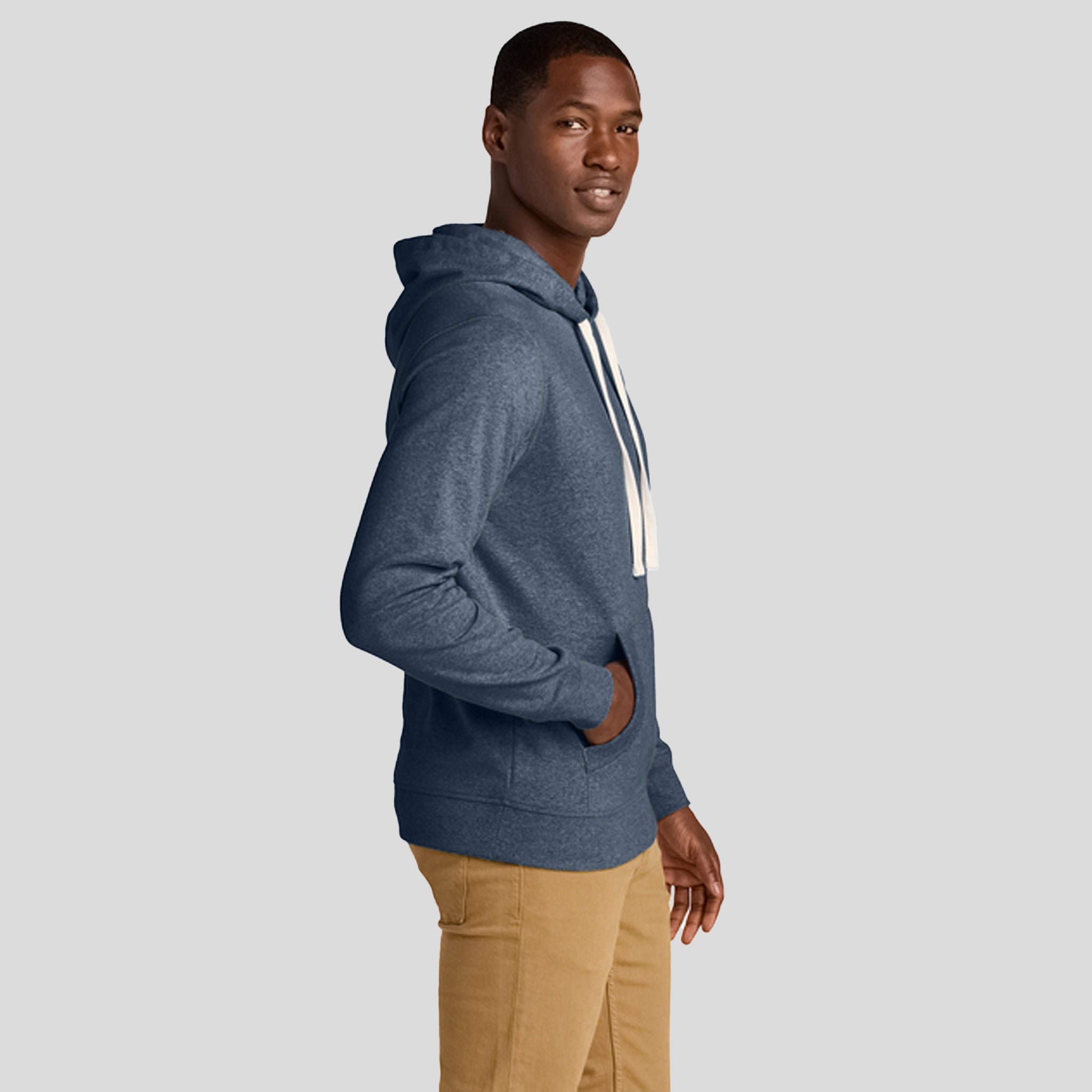Re-Fleece™ Hoodie | Heathered Navy