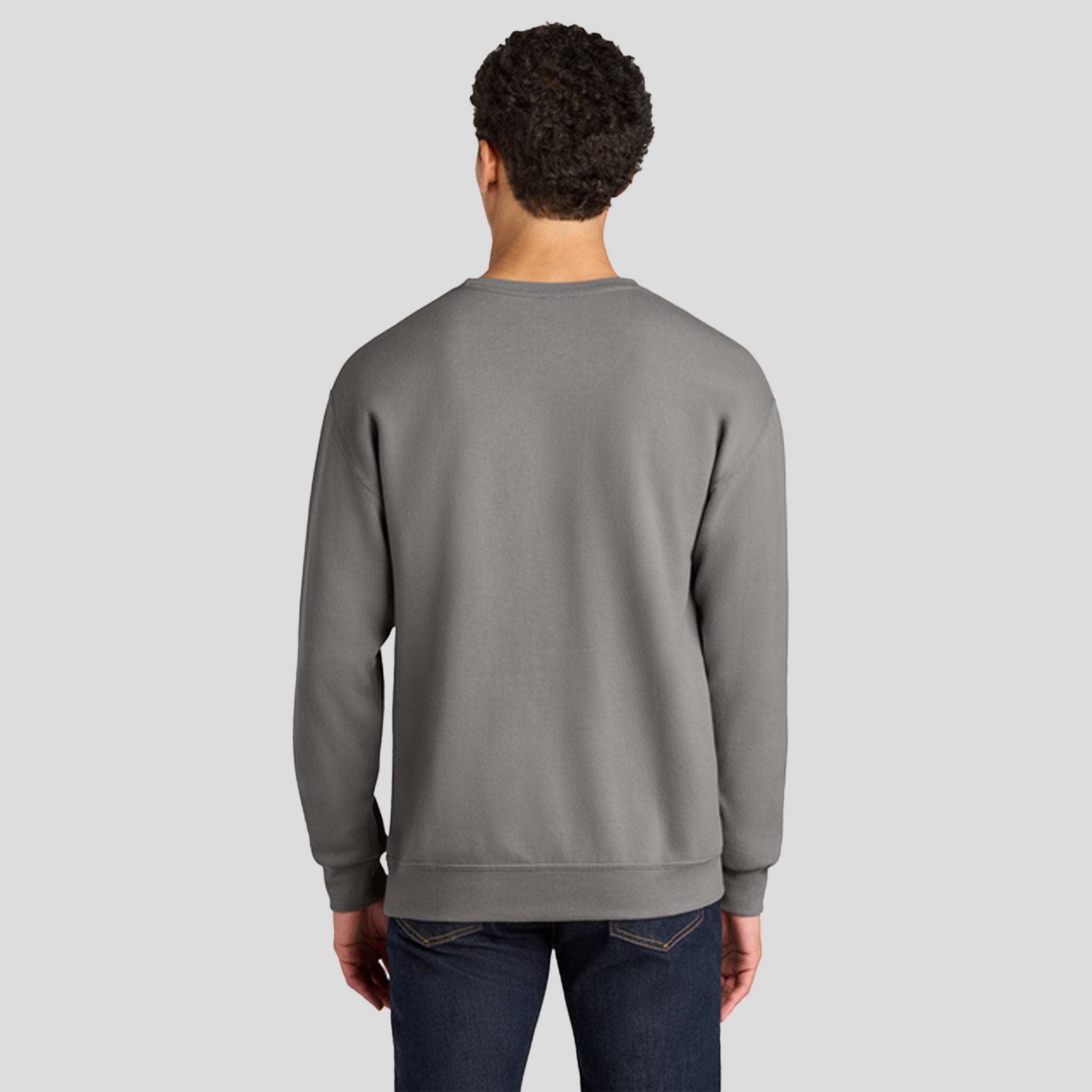 Ultimate™ Unisex CVC Ring Spun Crewneck Sweatshirt | Rock