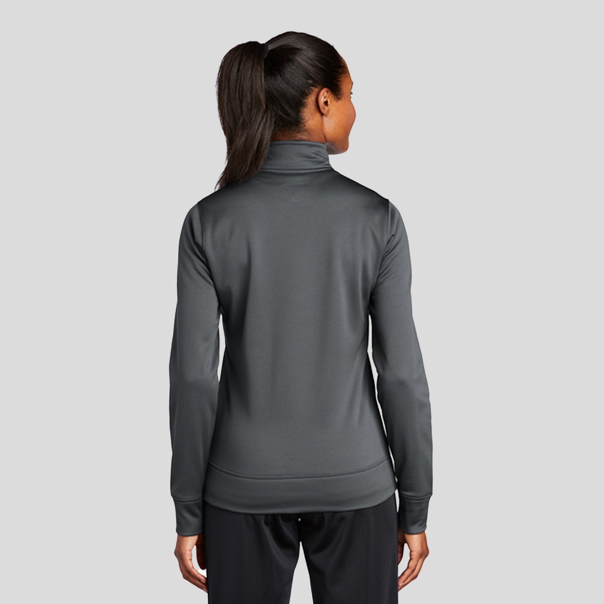 Women's Sport-Wick® Fleece Full-Zip Jacket | Dark Smoke Grey