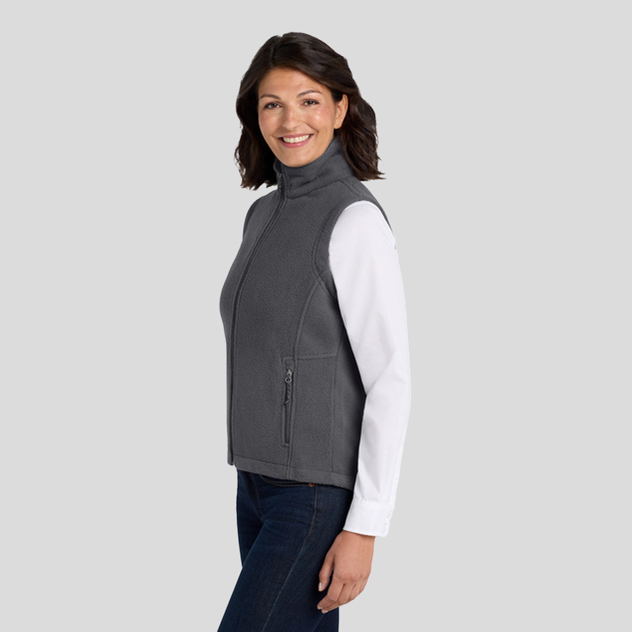 Women's Value Fleece Vest | Iron Grey