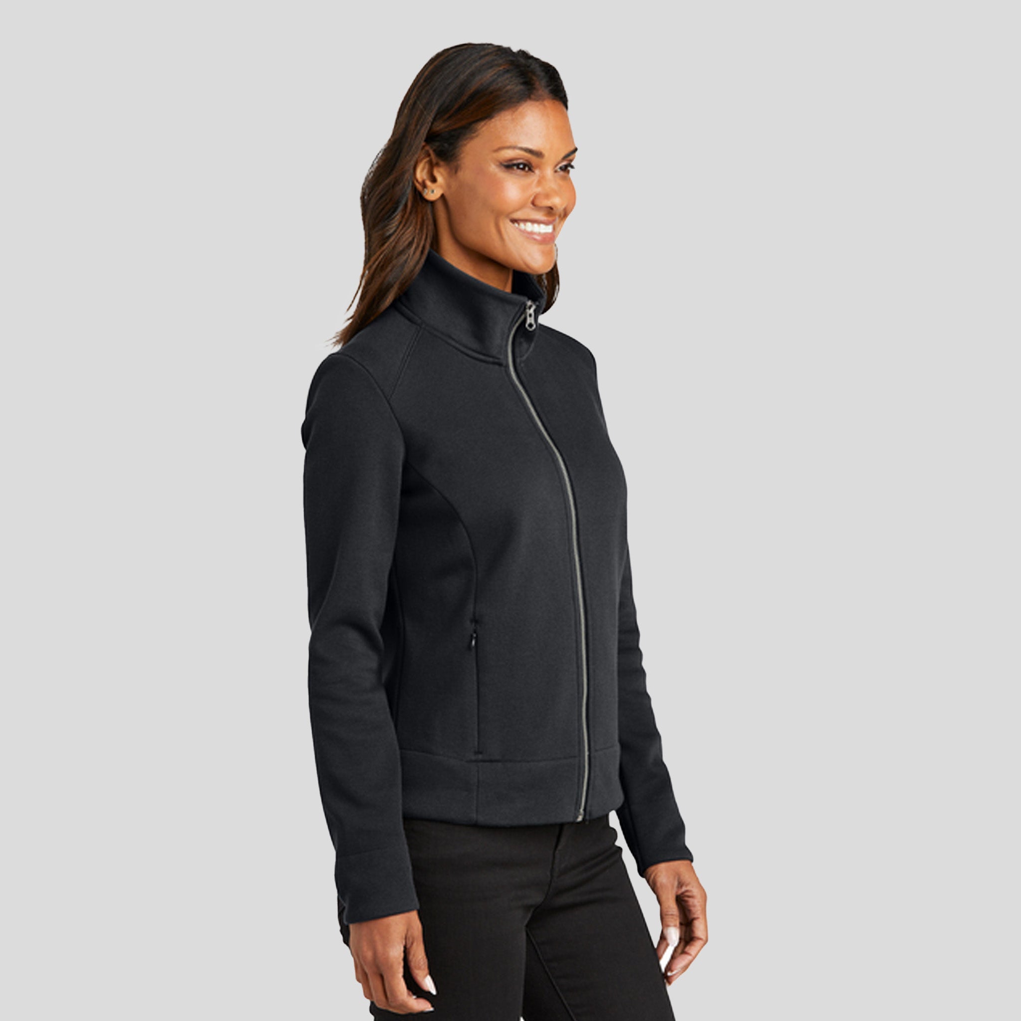 Women's Network Fleece Jacket | Charcoal