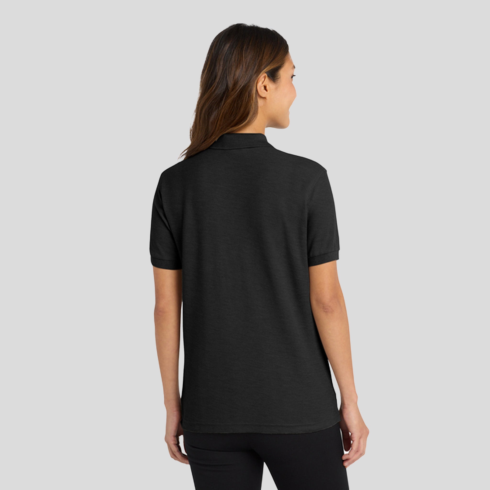 Women's Silk Touch™ Polo | Black