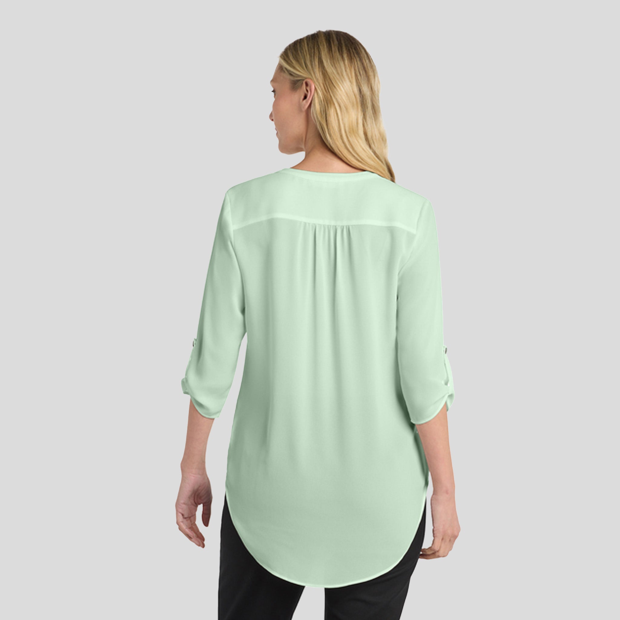 Women's 3/4-Sleeve Tunic Blouse | Misty Sage
