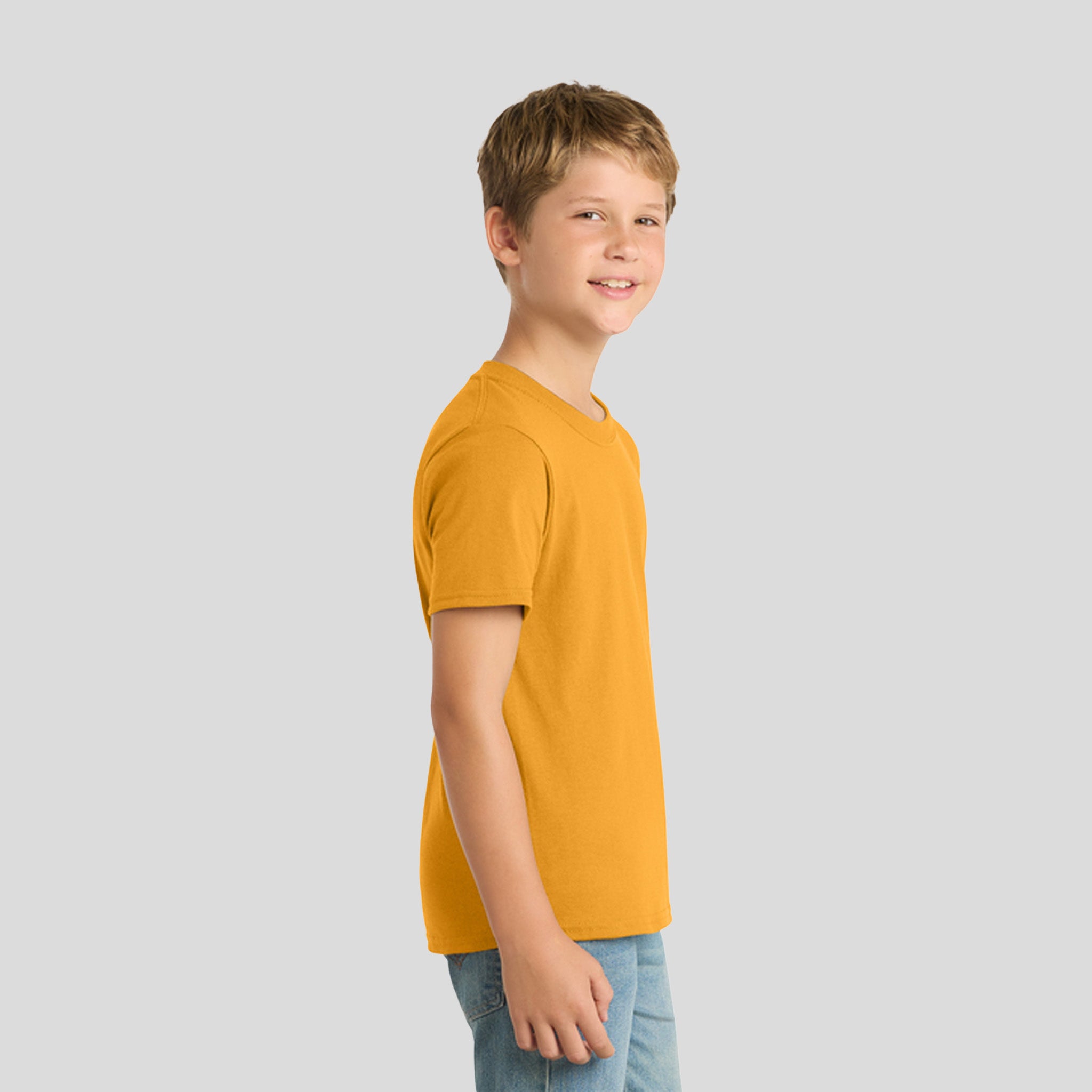 Youth Core Blend Tee | Gold
