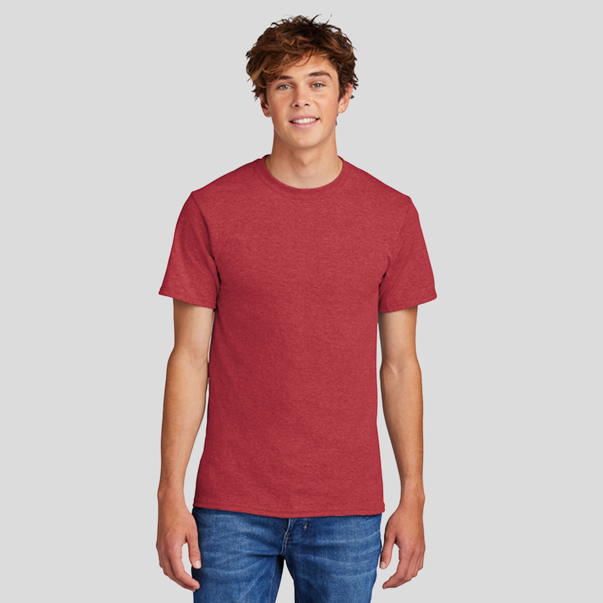Core Blend Tee | Heather Red