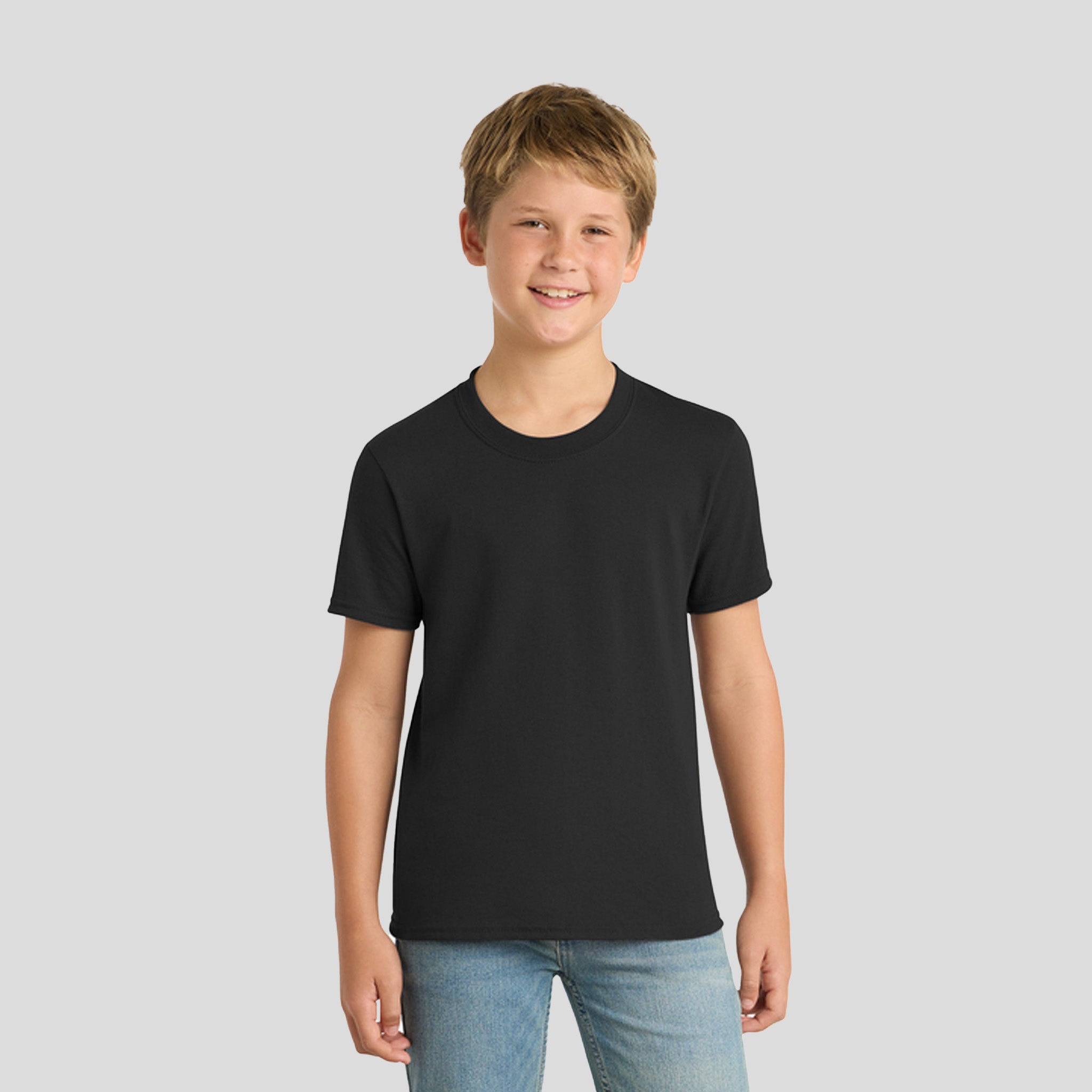 Youth Core Blend Tee | Jet Black