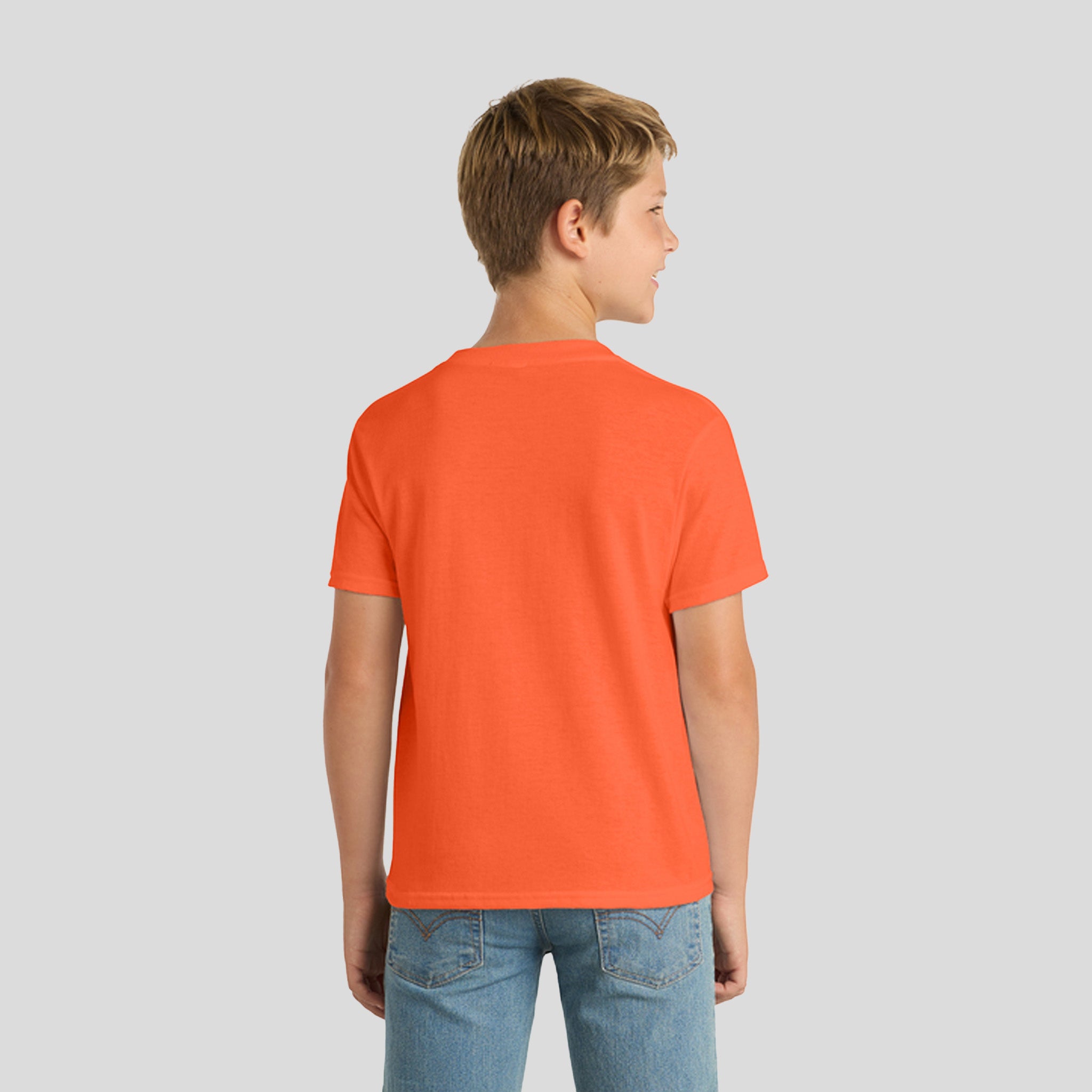 Youth Core Blend Tee | Safety Orange