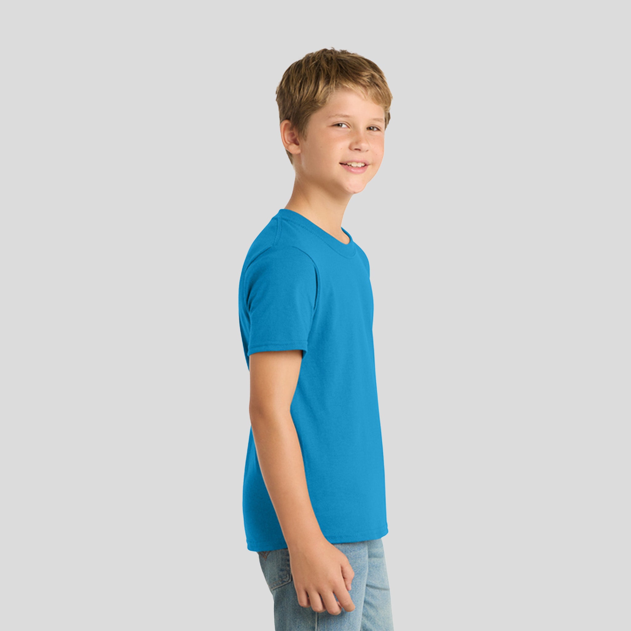 Youth Core Blend Tee | Sapphire