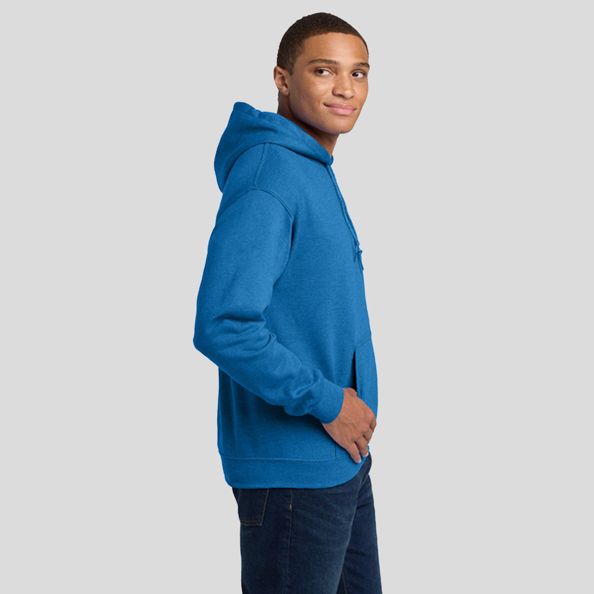 Heavy Blend™ Hooded Sweatshirt | Heather Deep Royal