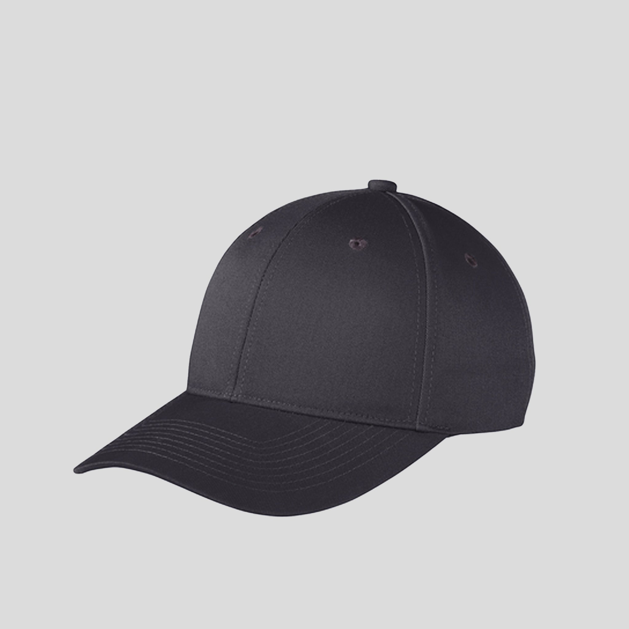 Snapback Fine Twill Cap | Graphite