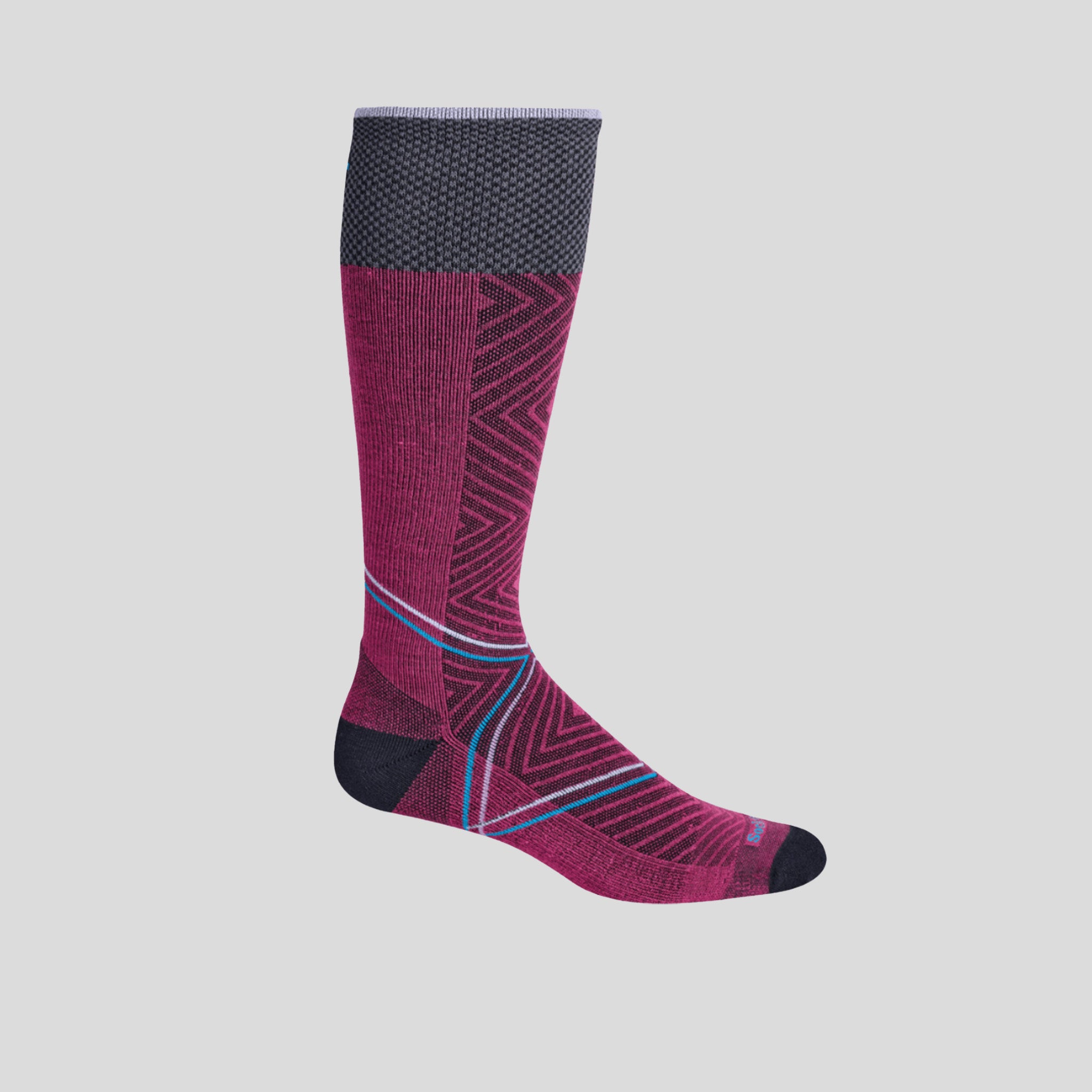 Pulse Knee High Firm Graduated Compression Socks | Magenta