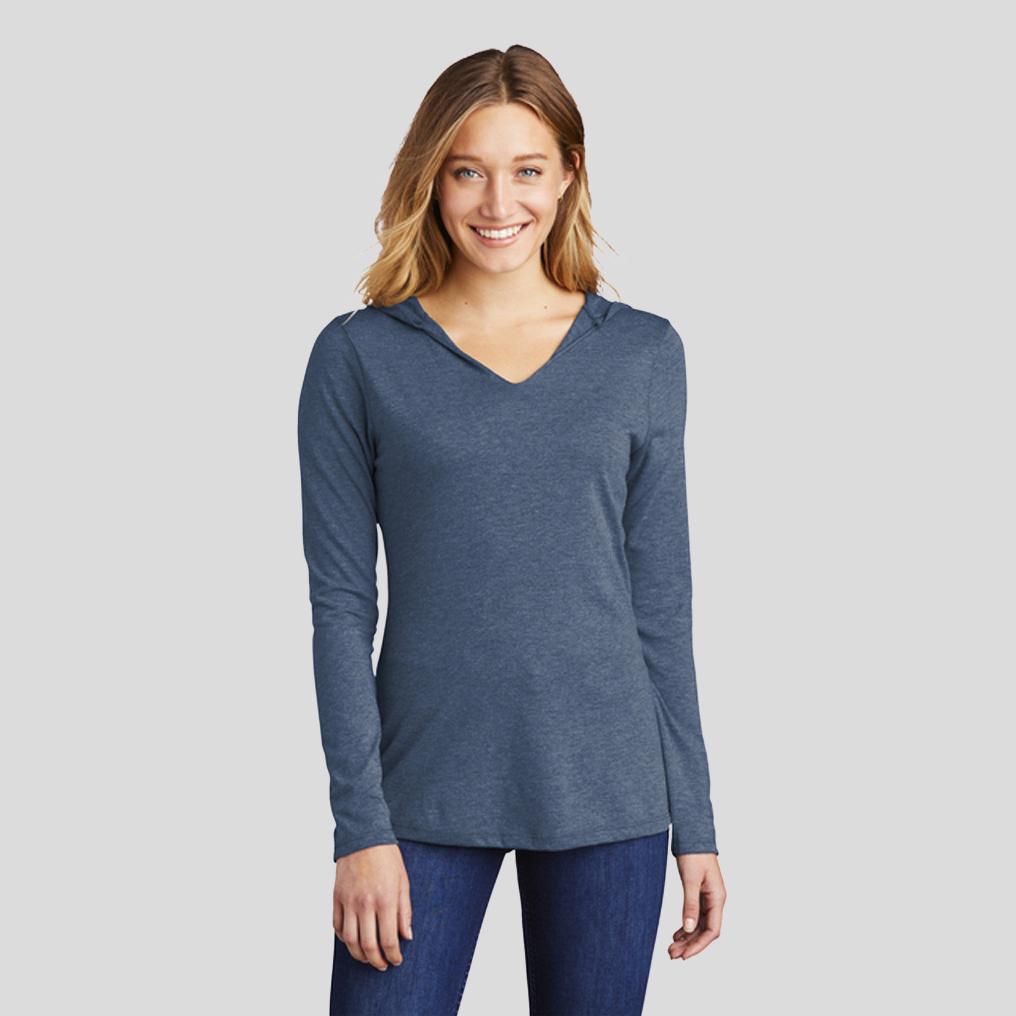 Women’s Perfect Tri ® Long Sleeve Hoodie | Navy Frost