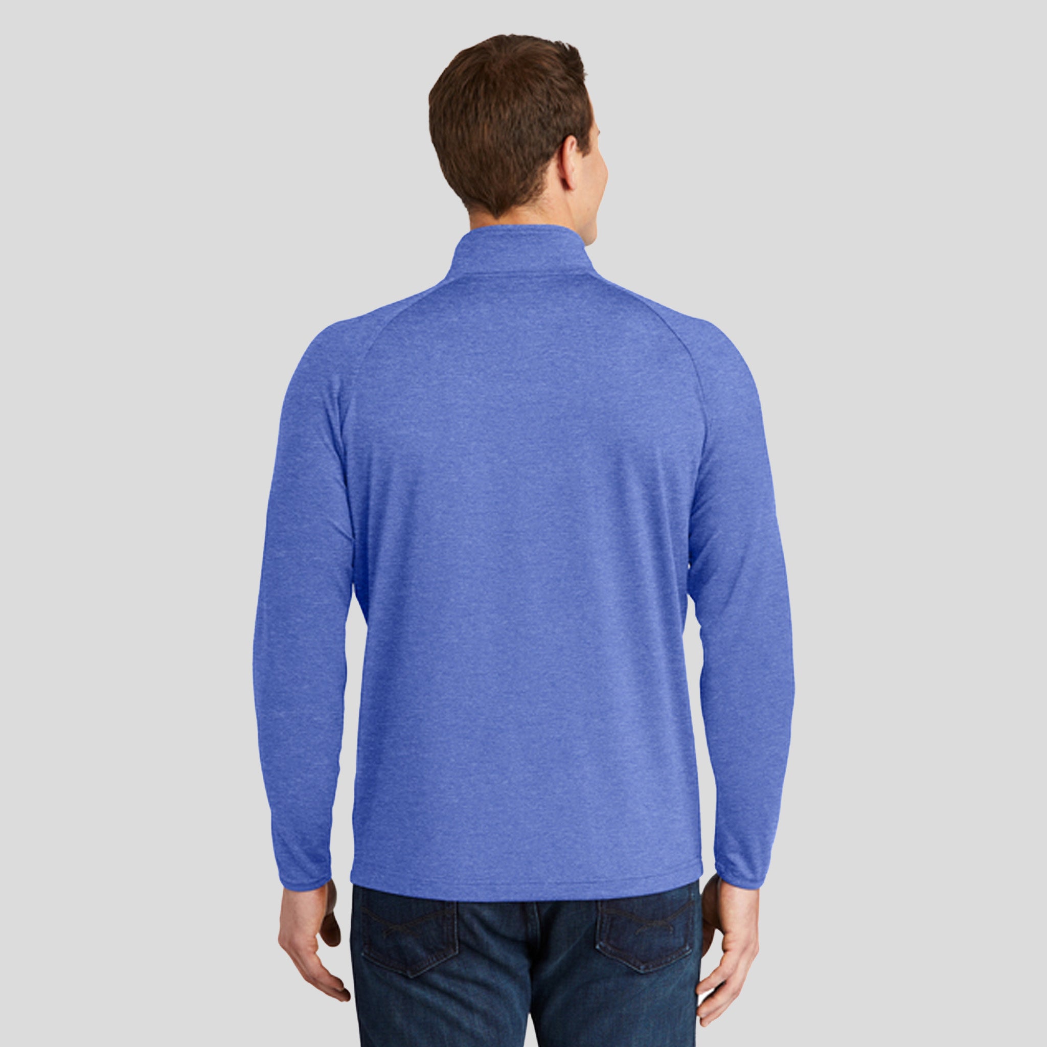 Sport-Wick® Stretch 1/4-Zip Pullover | True Royal Heather
