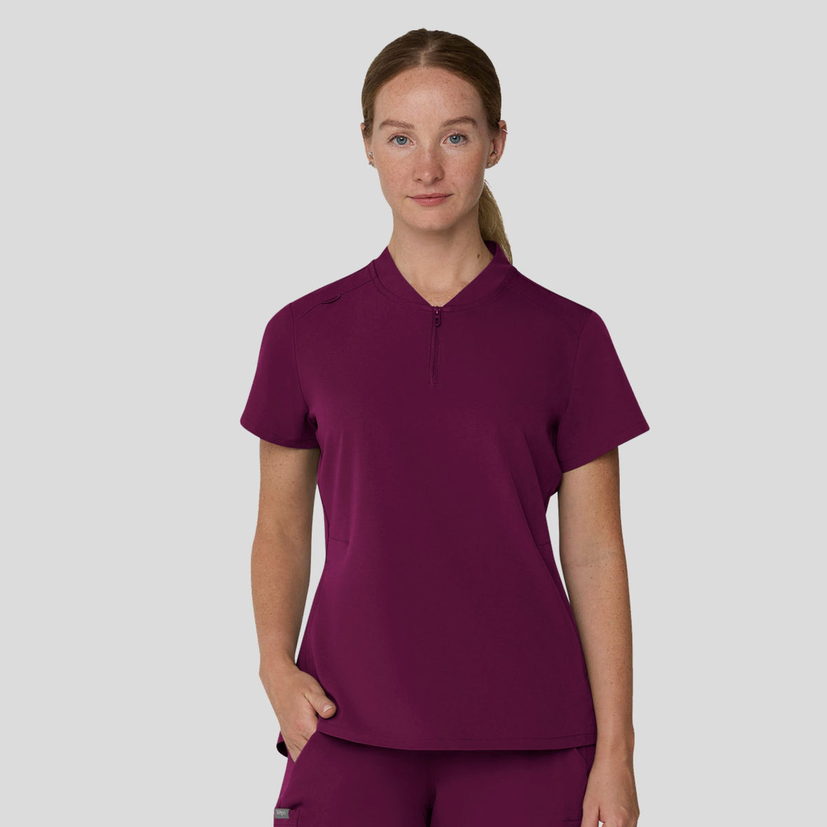 Tempo Women's 1/4 Zip Top | Wine