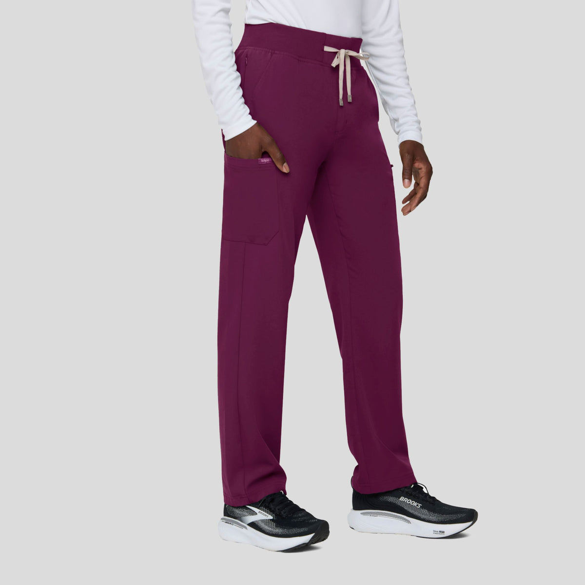 Tempo Men's Straight Leg Pant | Wine
