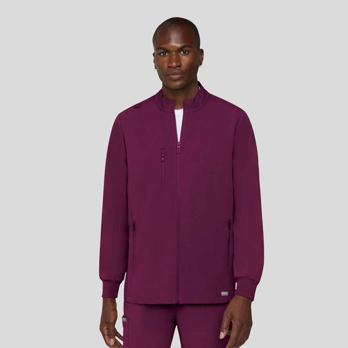 Tempo Men's Zip Jacket | Wine