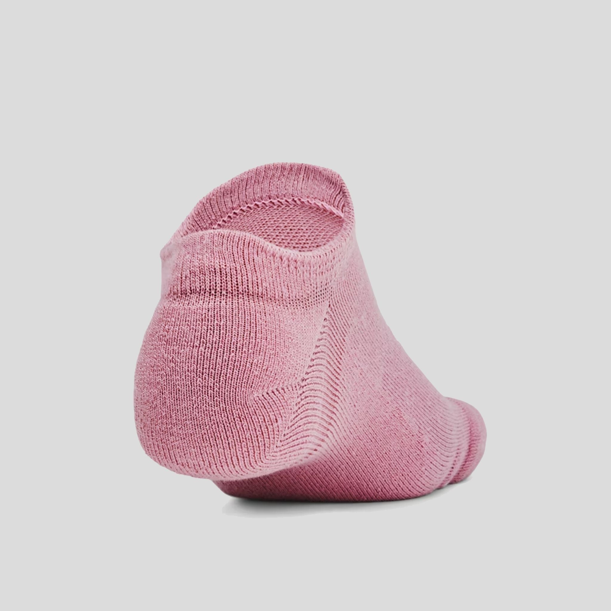 Unisex UA Essential Cushion 6-Pack No Show Socks | Pink Elixir