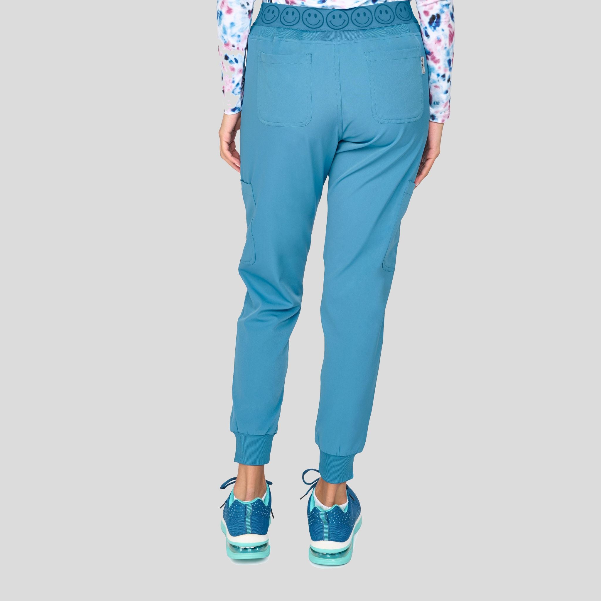 Smile Jogger Pant | Blue Shadow